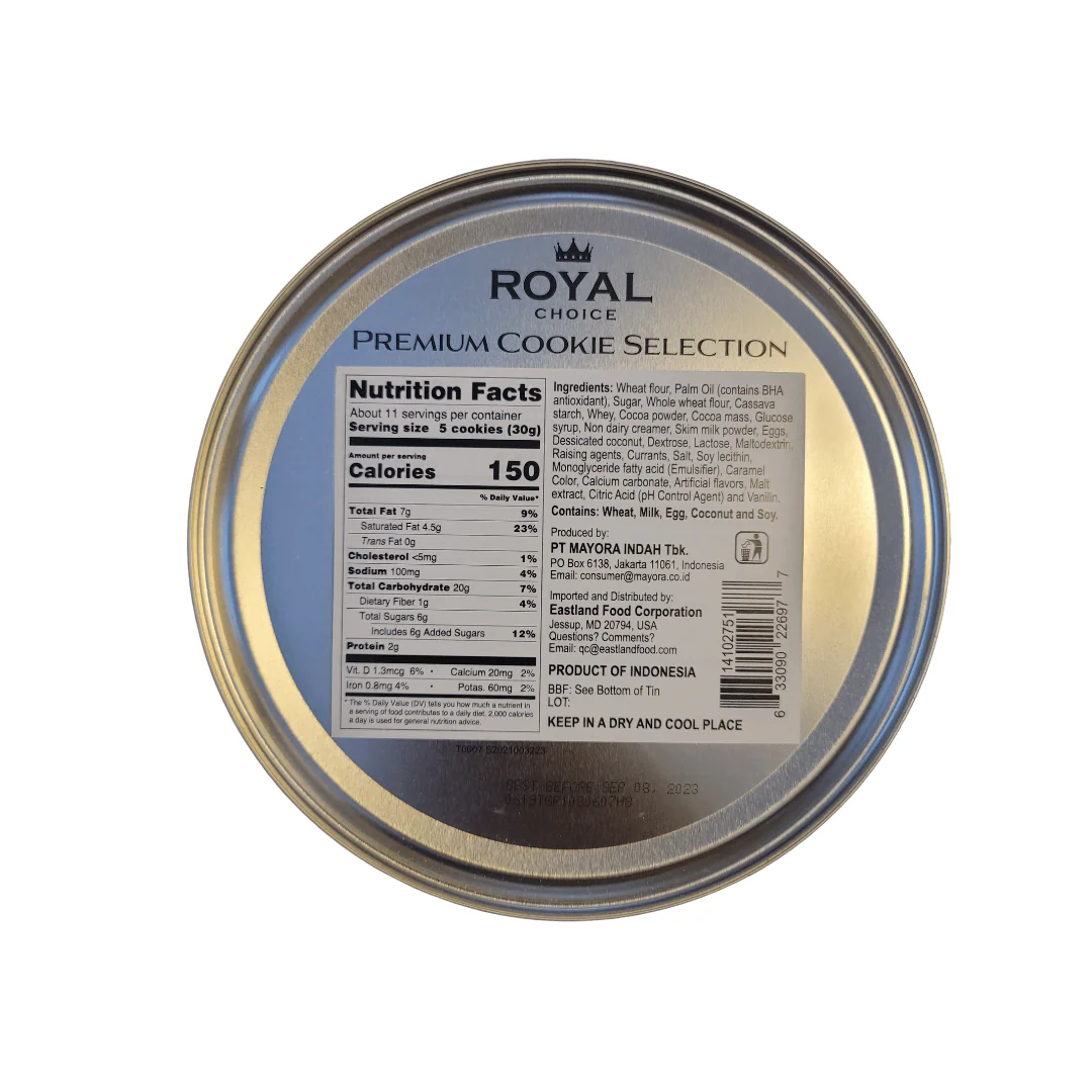 Royal Choice Premium Cookie Selection Tin Net Wt 12 Oz (340 g) - Image 2