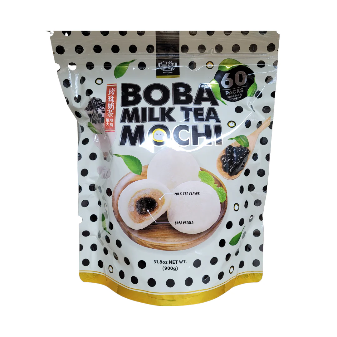 Royal Family Boba Milk Tea Mochi 60 Counts - 900 gram