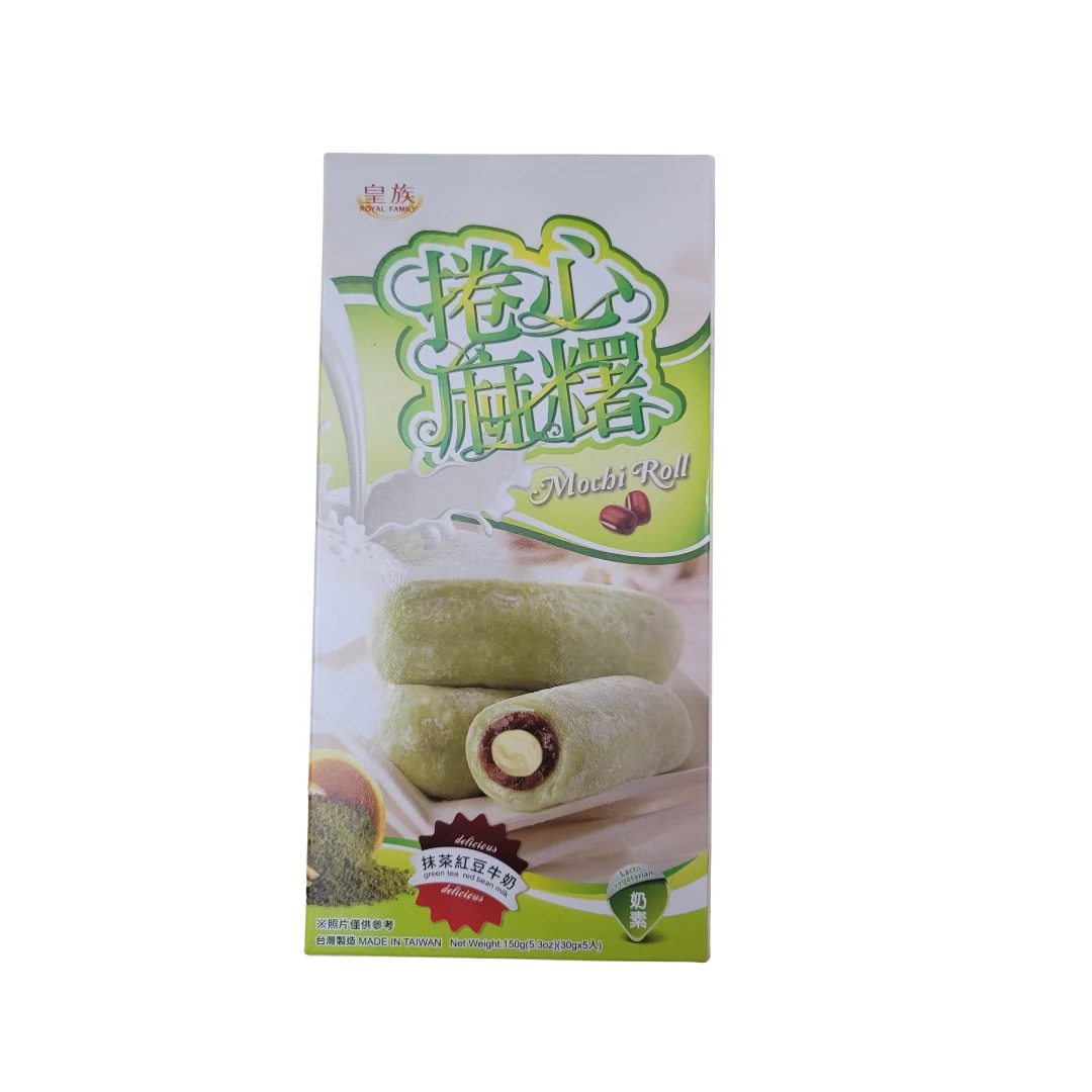 Royal Family Matcha Red Bean Mochi Roll 150 g