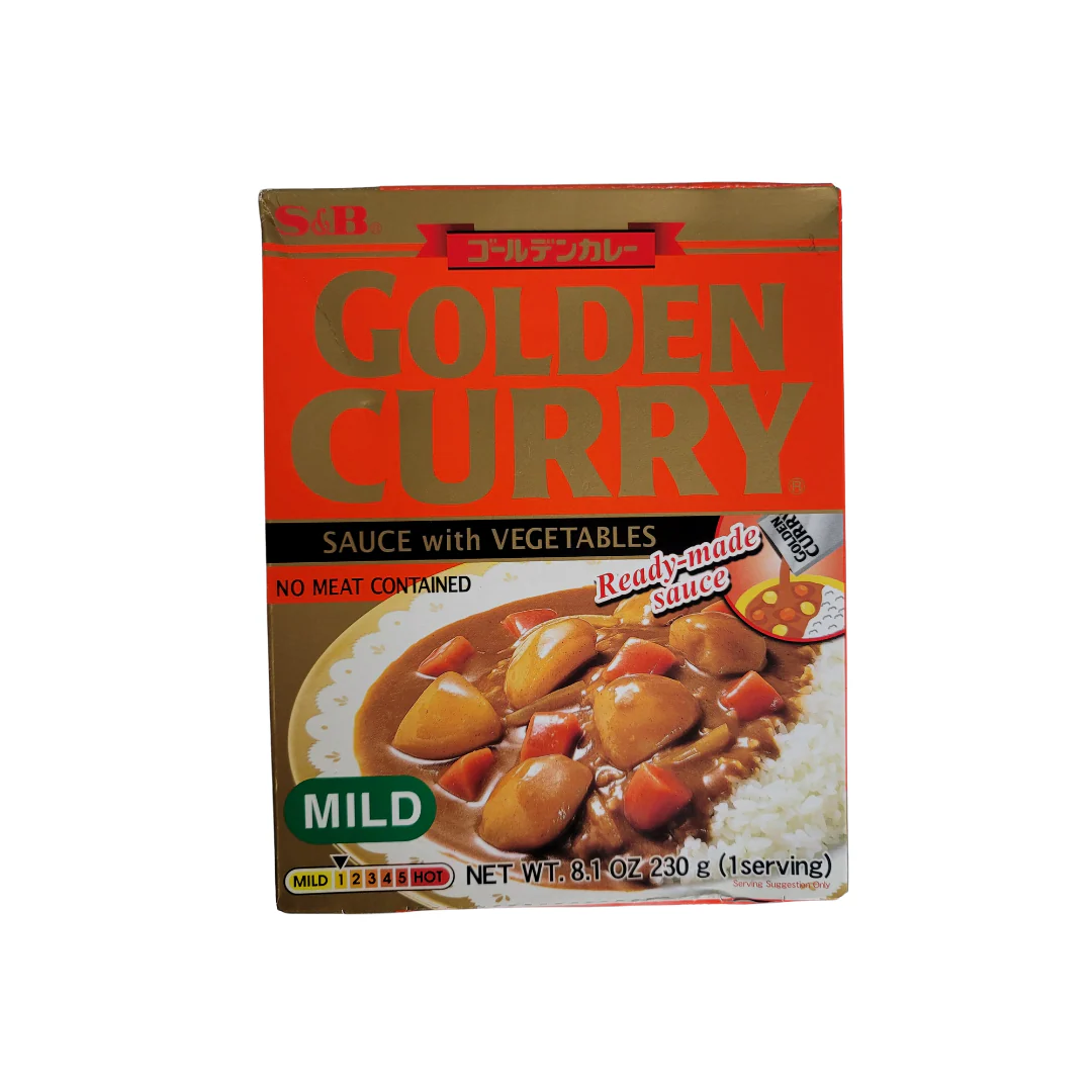S&B Golden Curry Sauce With Vegetable Mild 230 g