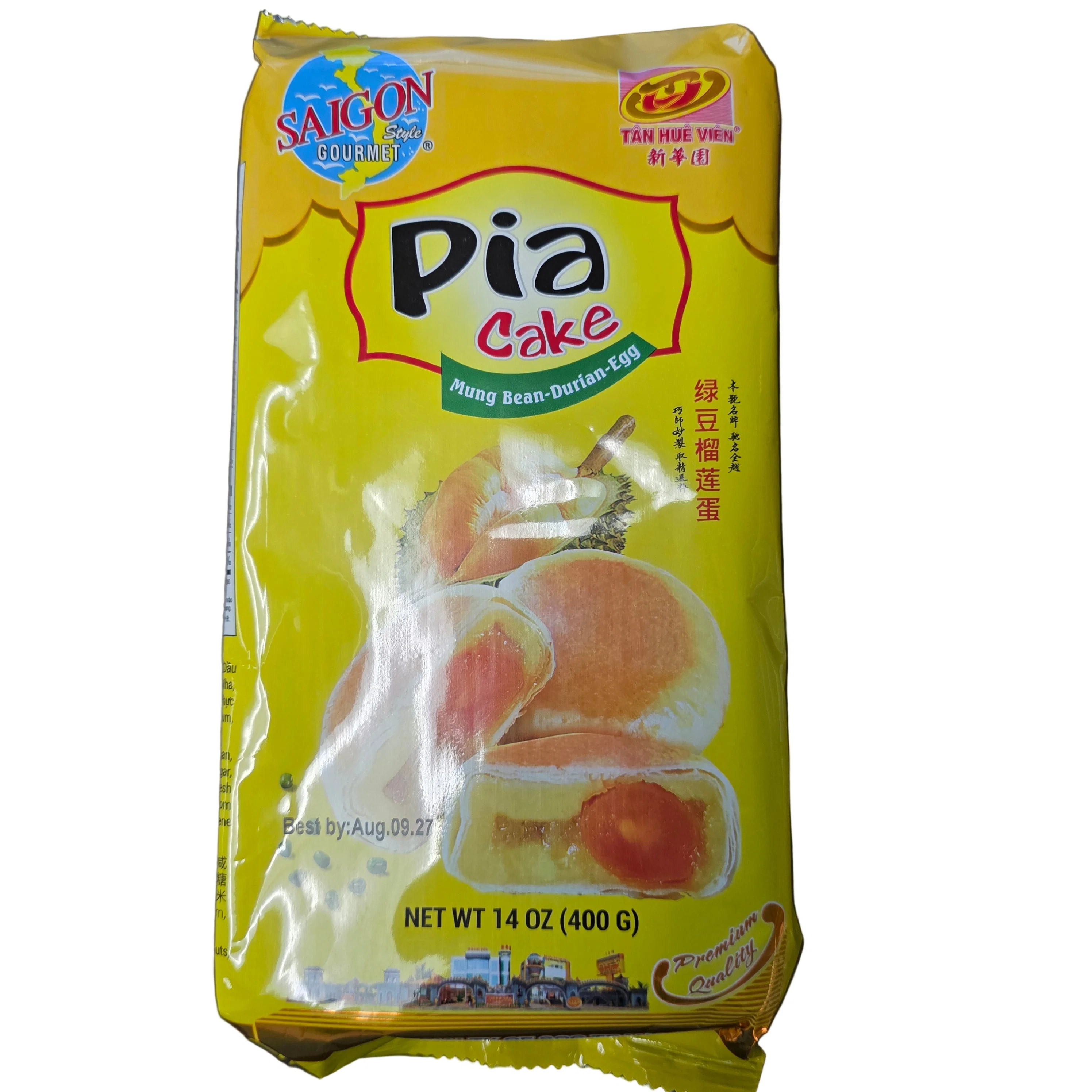 Saigon Pia Cake Mung Bean-Durian-Egg 400g