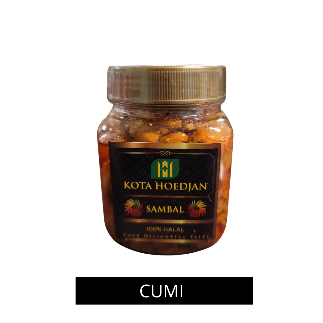 Sambal Kota Hoedjan Cumi 7.5 Oz (Total Weight)