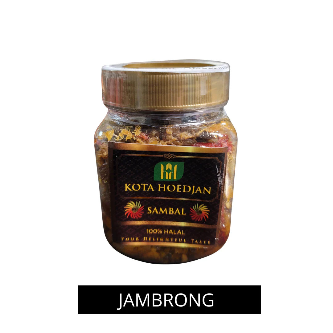 Sambal Kota Hoedjan Jambrong 7 Oz (Total Weight)
