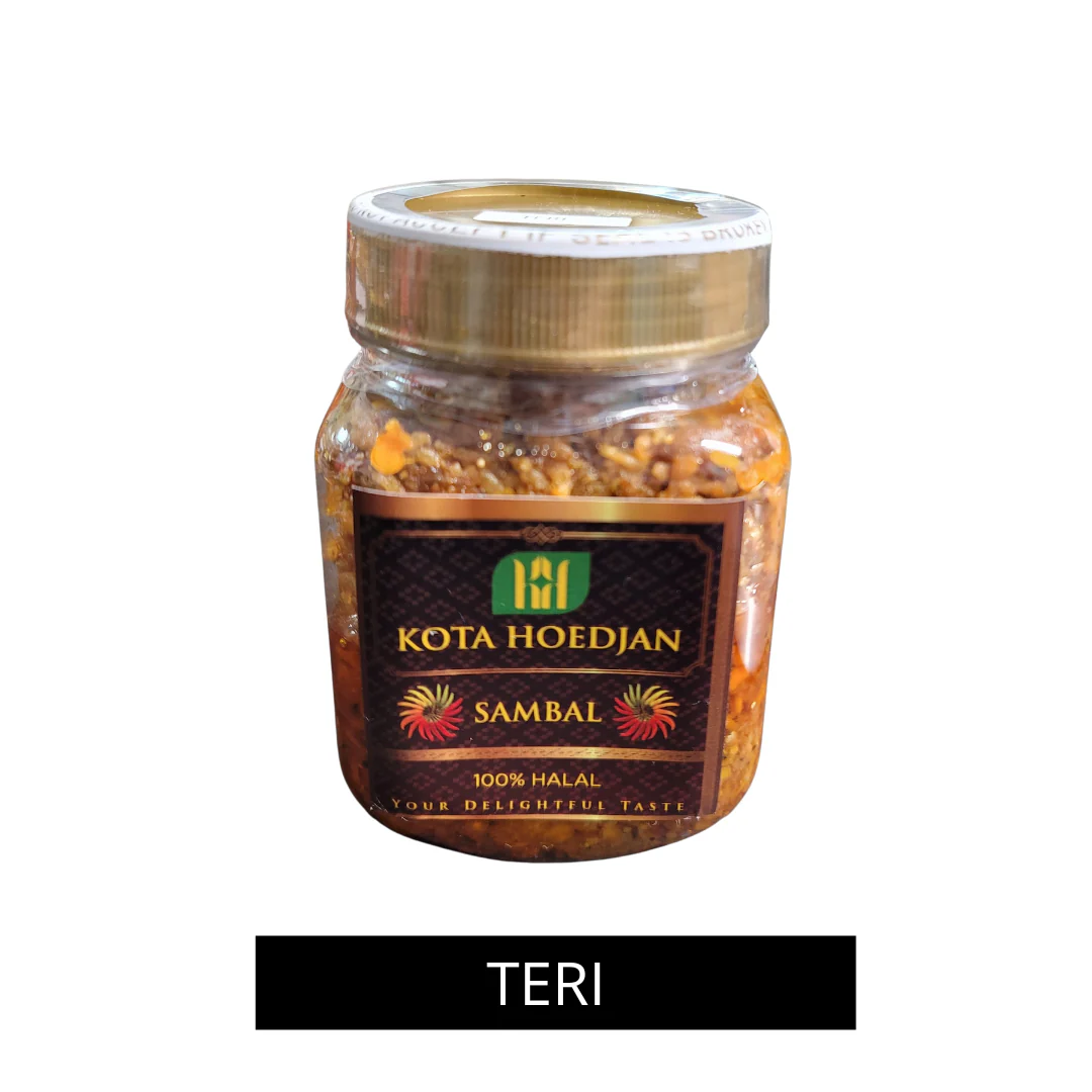 Sambal Kota Hoedjan Teri 8 Oz (Total Weight)