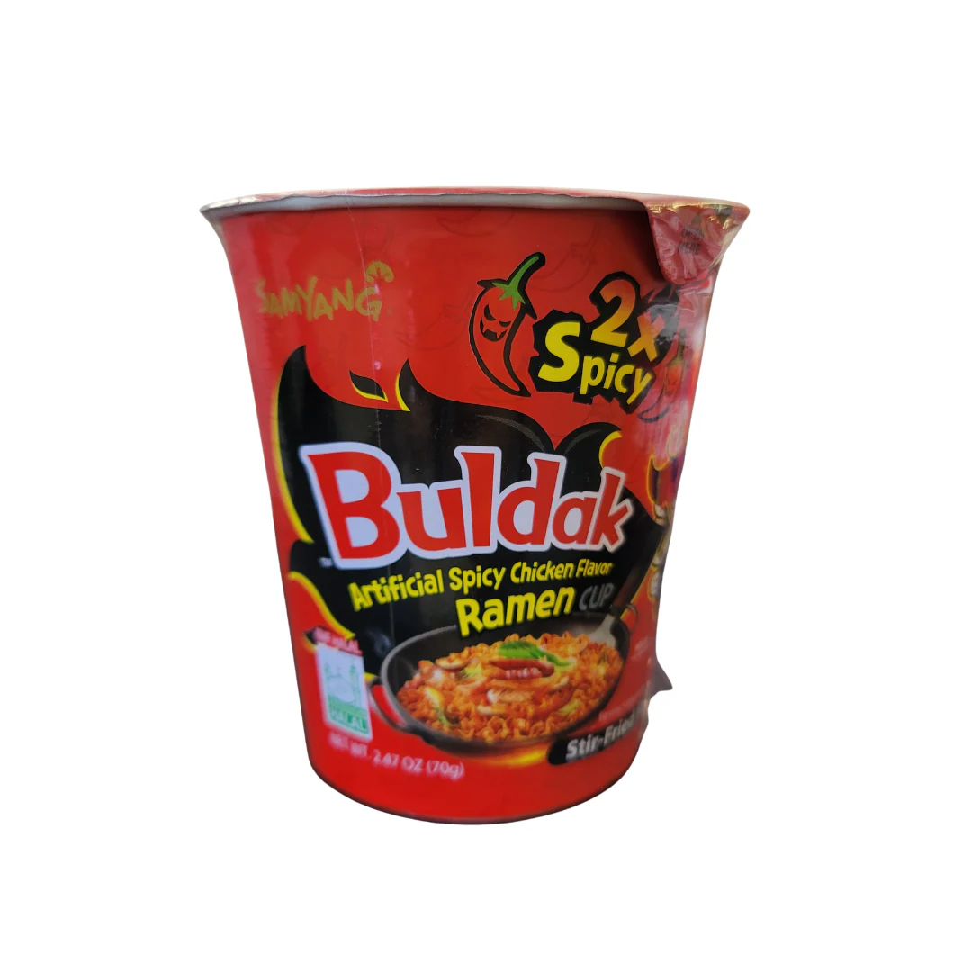 Samyang Buldak 2x Spicy Hot Chicken Ramen Cup (Red) 70 g