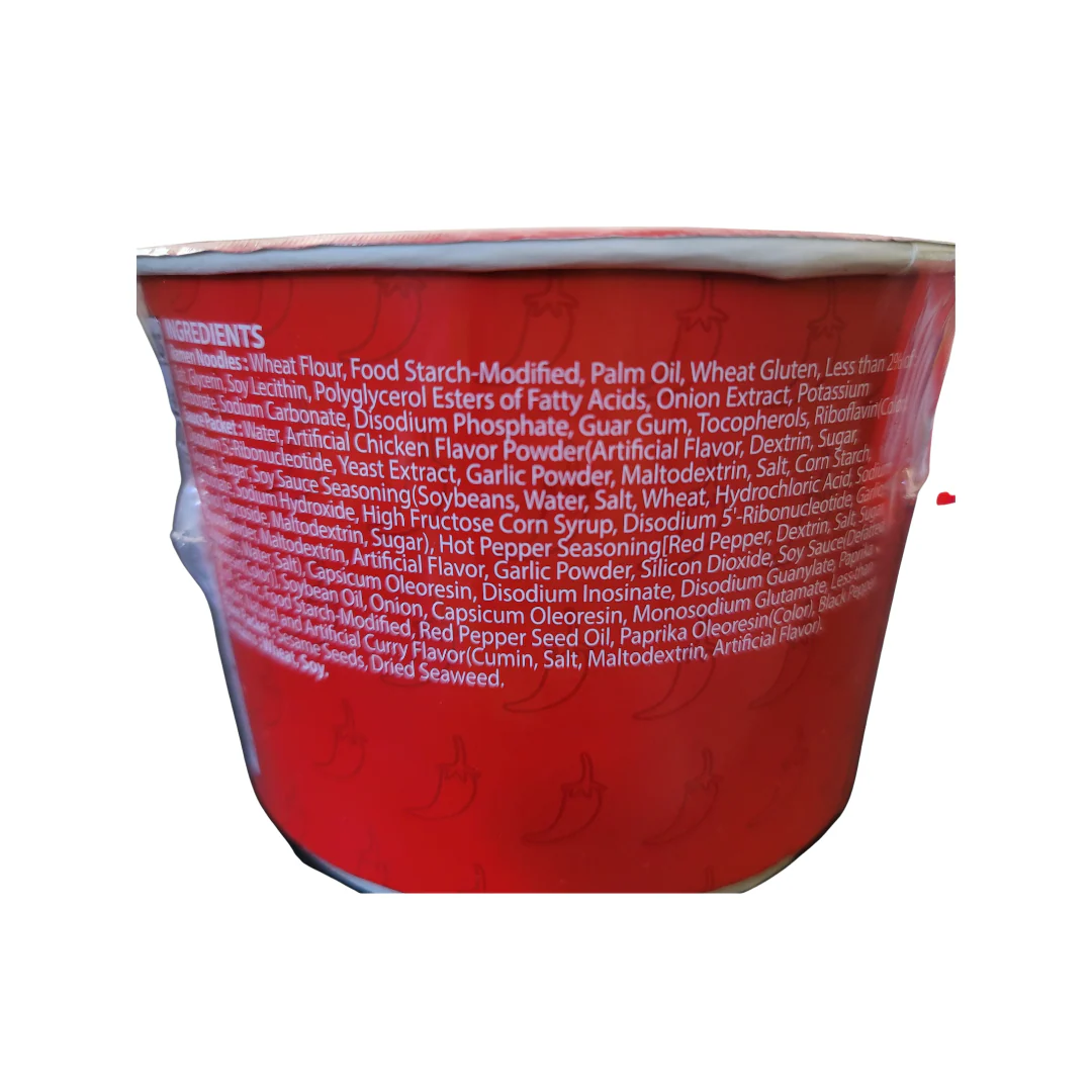 Samyang Buldak 2x Spicy Hot Chicken Ramen Bowl (Red) 105 g - Image 2