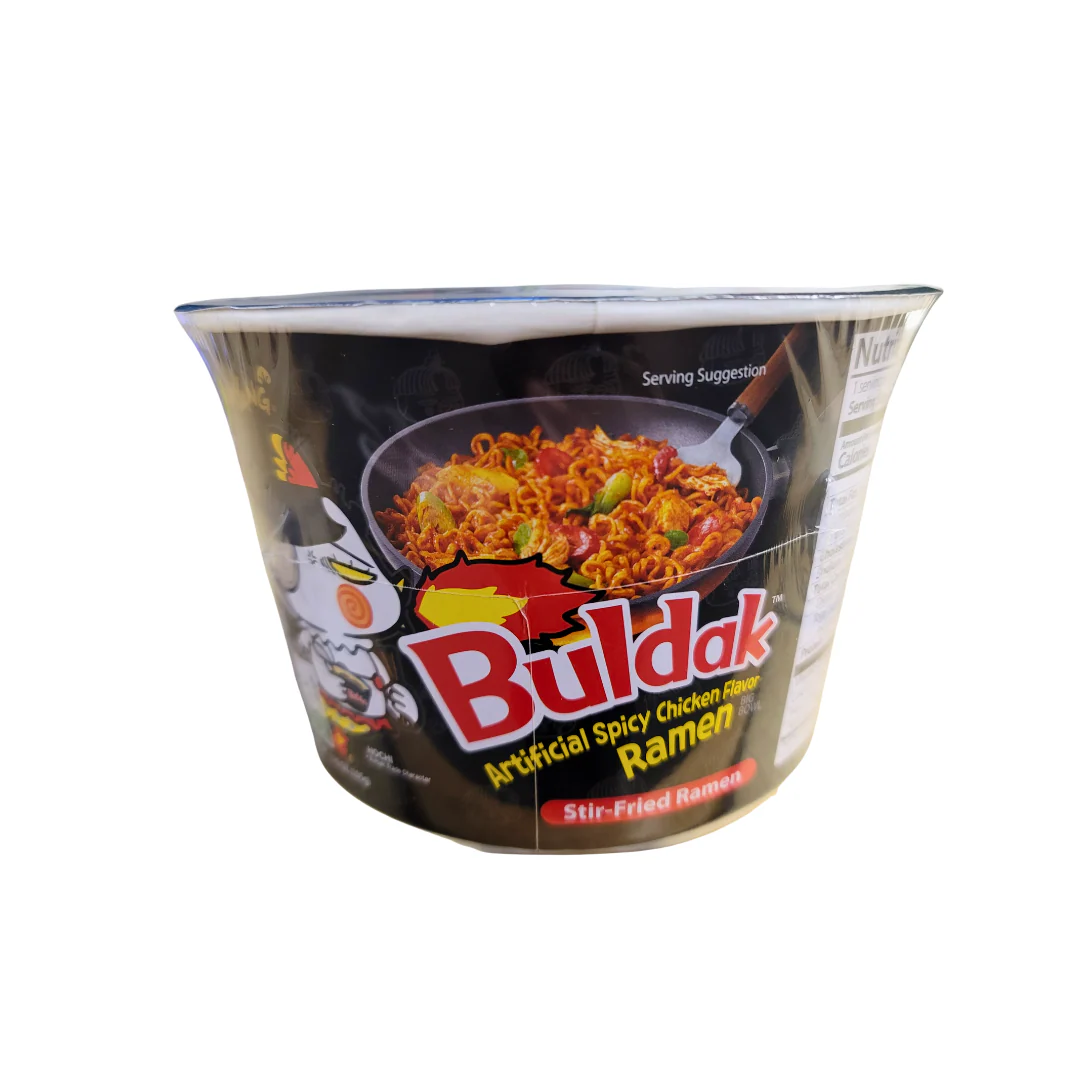 Samyang Buldak Stir-Fried Spicy Chicken Ramen 3.70 Oz Bowl