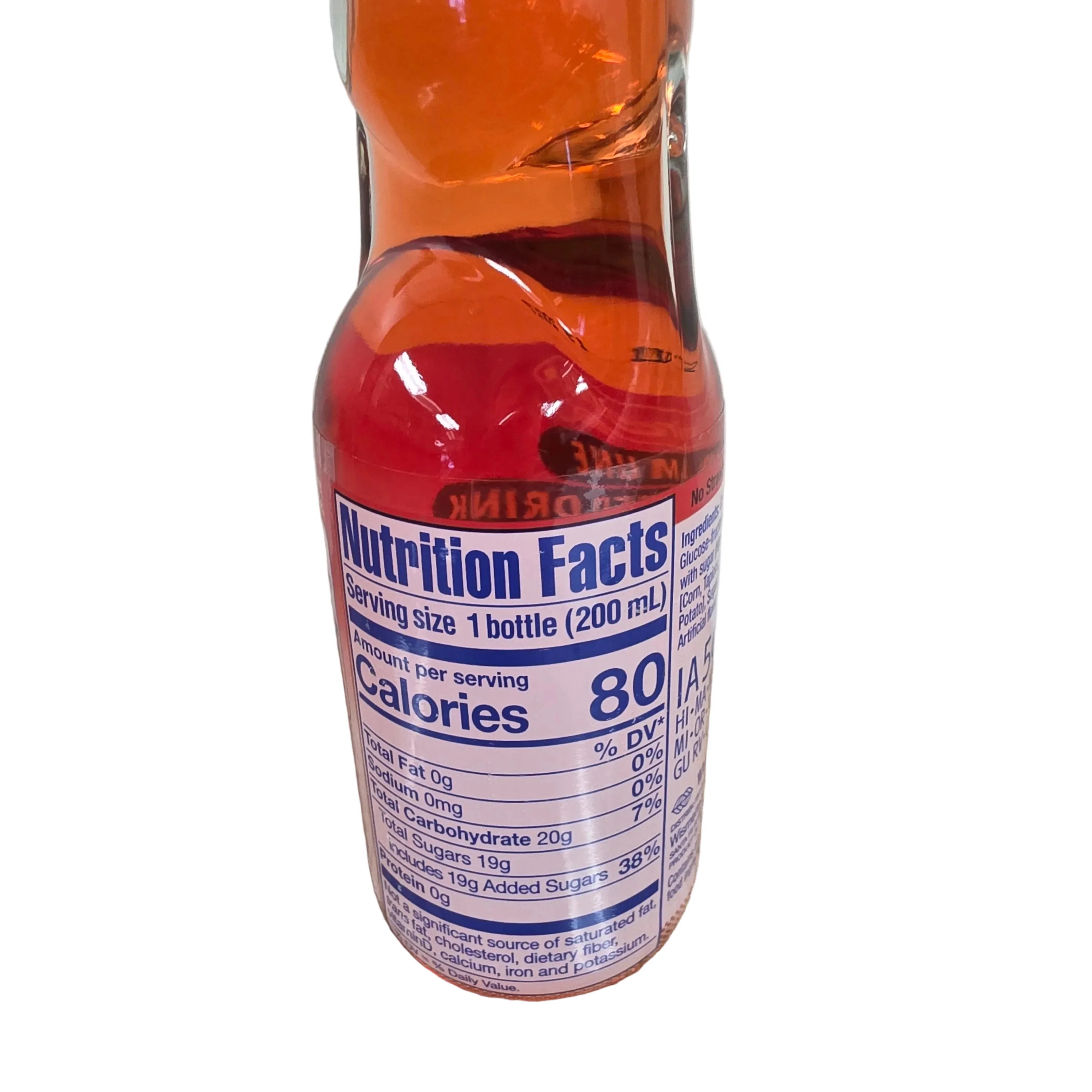 Shirakiku Ramune Carbonated Drink Strawberry Flavor 200ml - Image 2