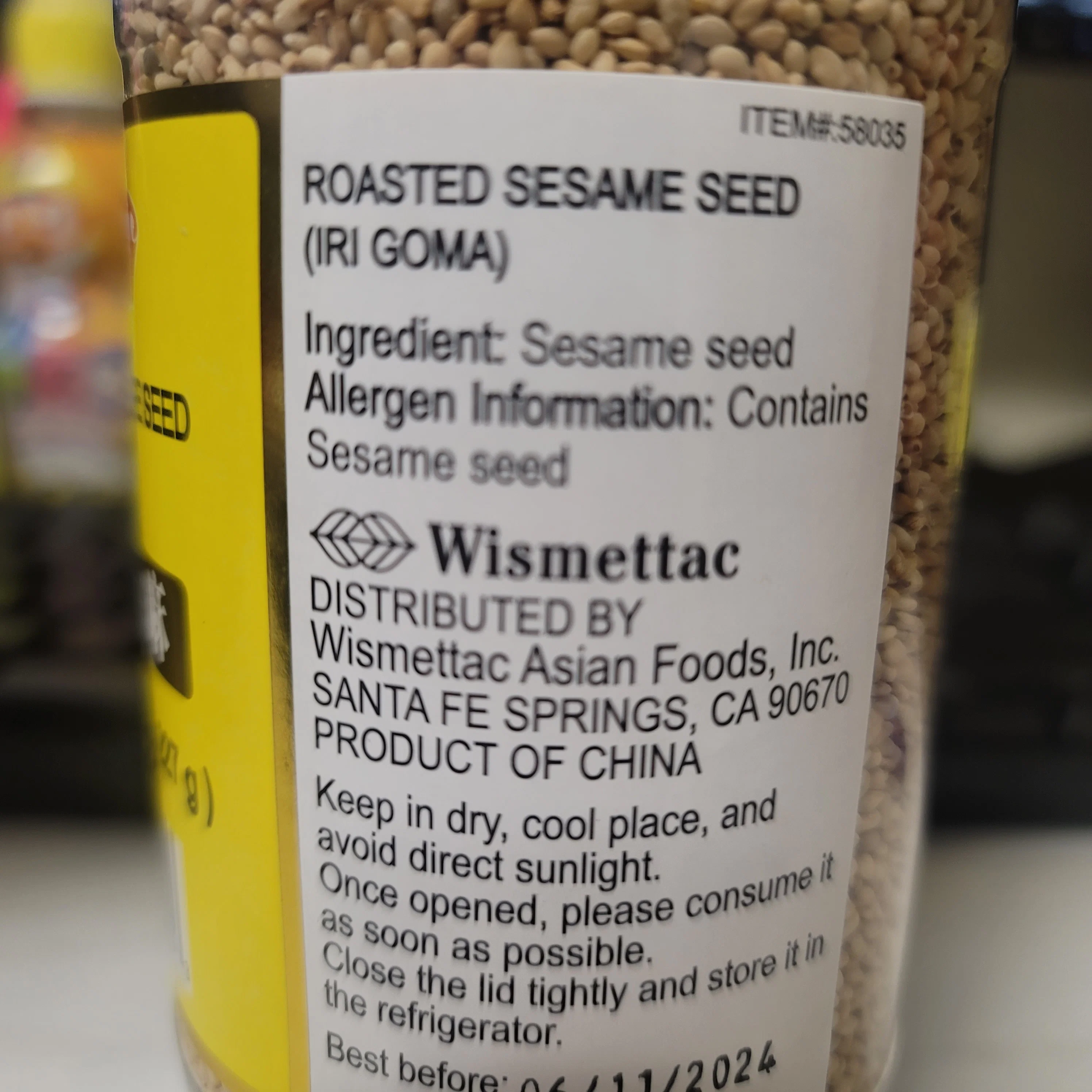 Shirakiku Roasted Sesame Seed 8.5 Oz - Image 2