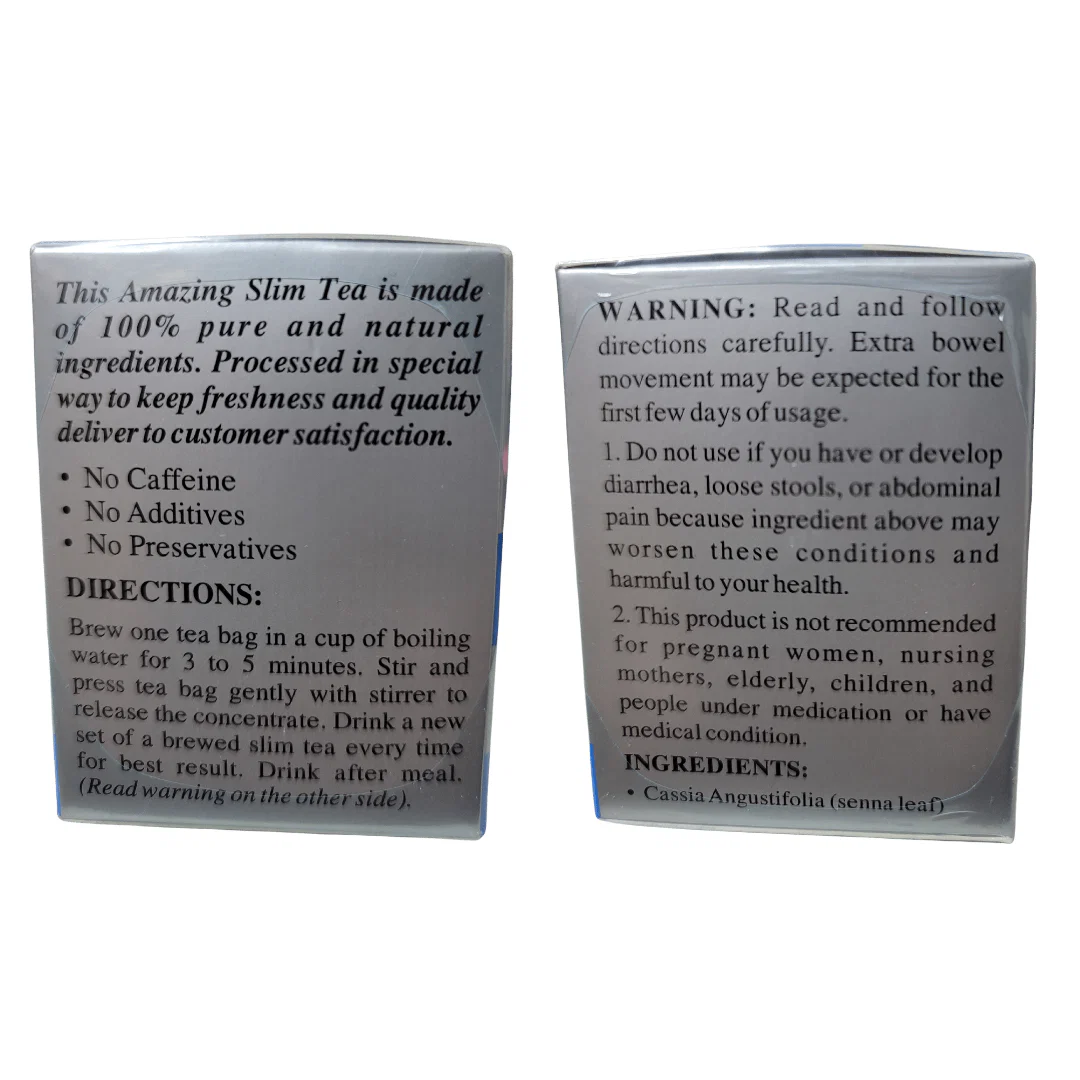Silver  Amazing Slim Tea 1.41 Oz - Image 2
