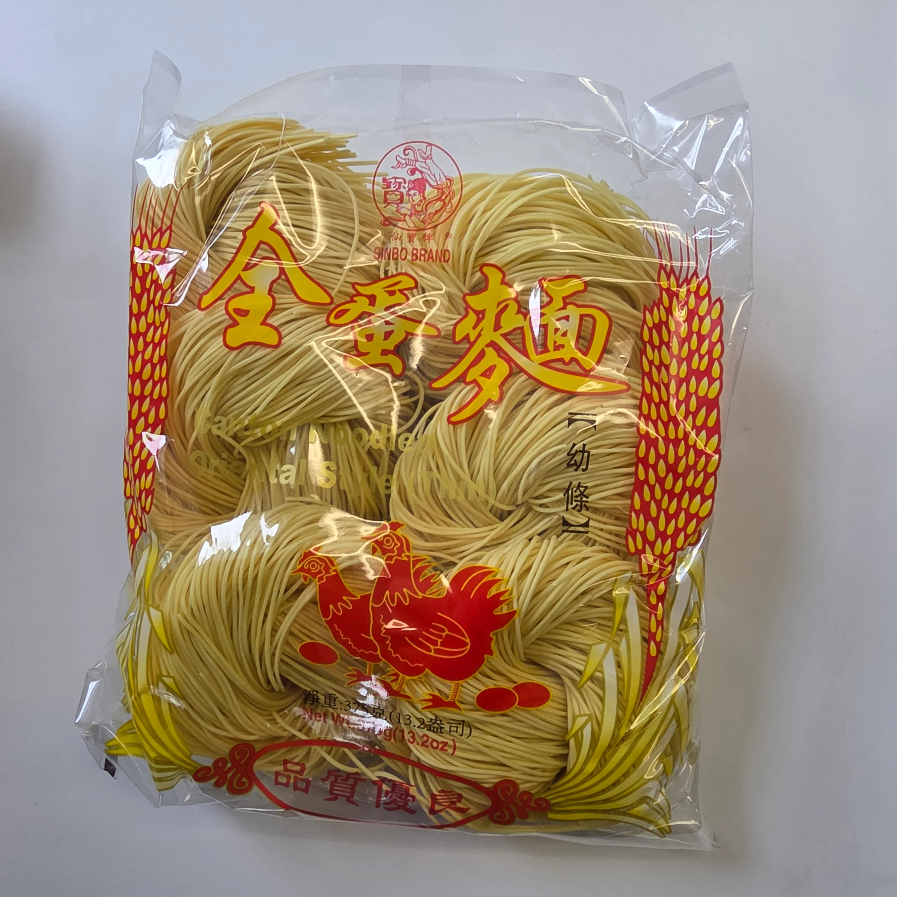 Sinbo Dried Egg Noodle Thin 375 g