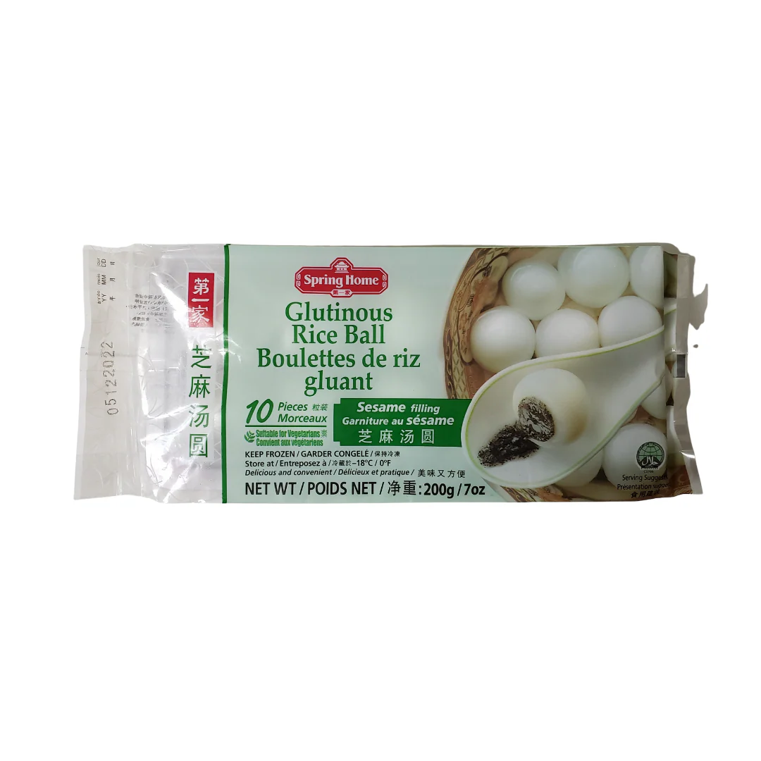 Spring Home Glutinous Rice Ball Sesame Filling 7 Oz (Frozen)