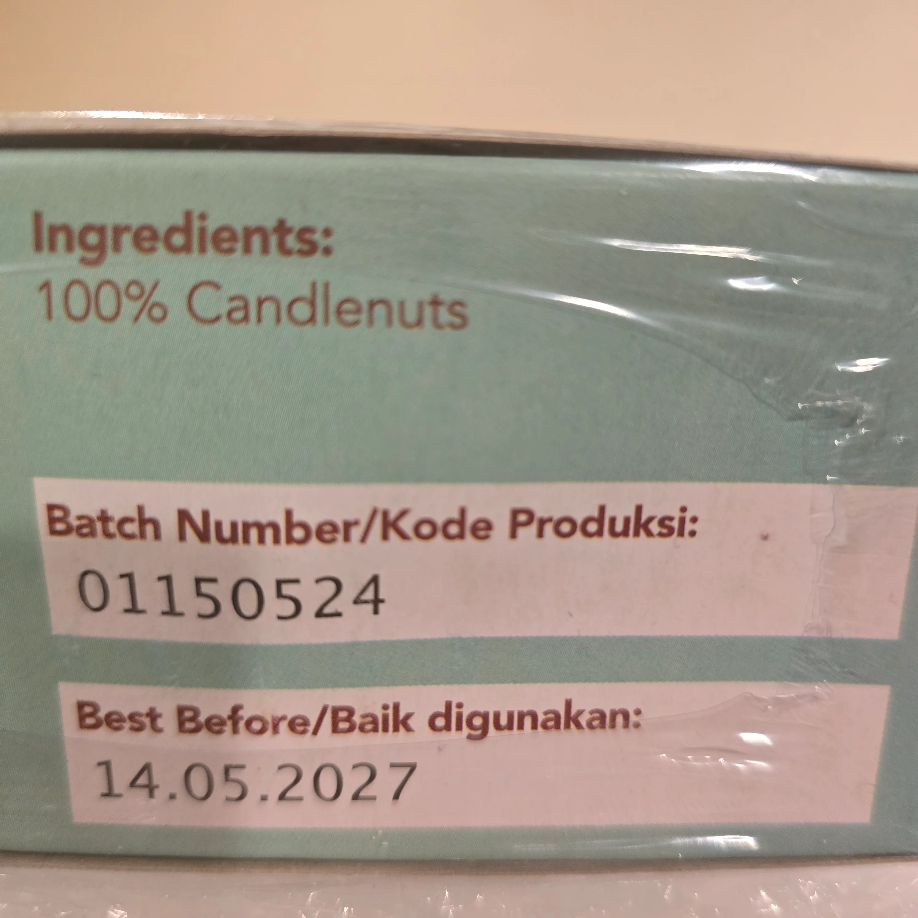 Takari Premium Candle Nut 16 Oz  (Kemiri) - Image 3
