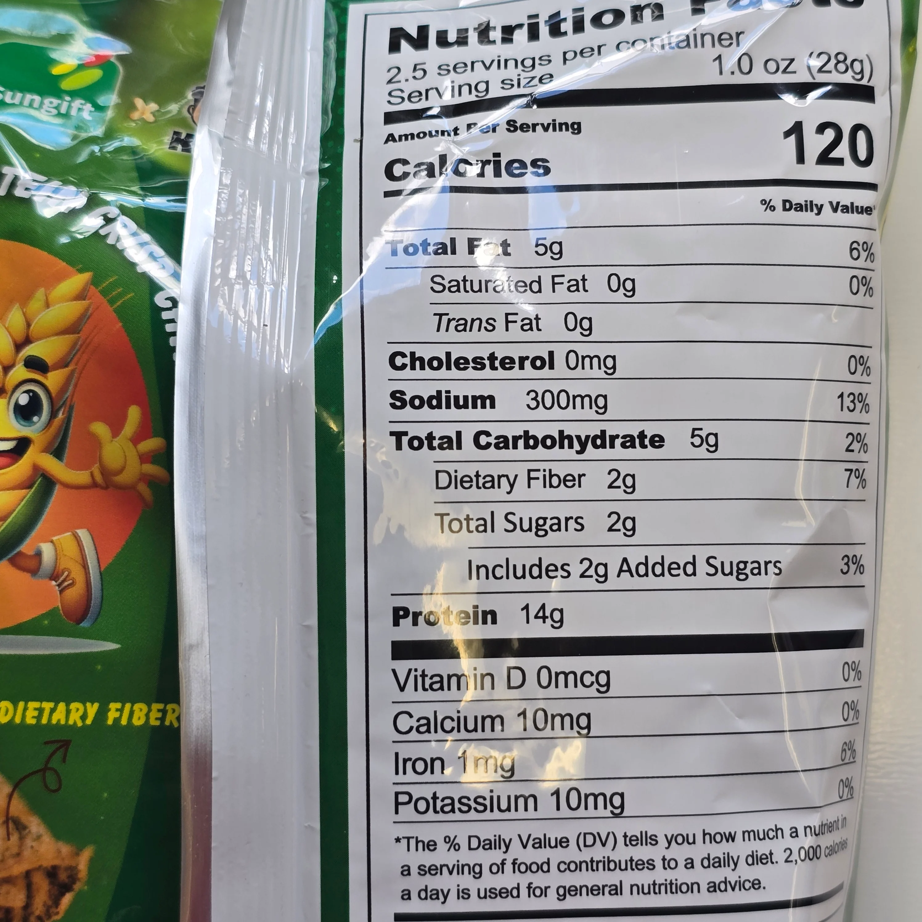# Takari HiPro Protein Crips BBQ Seaweed 70 g - Image 2