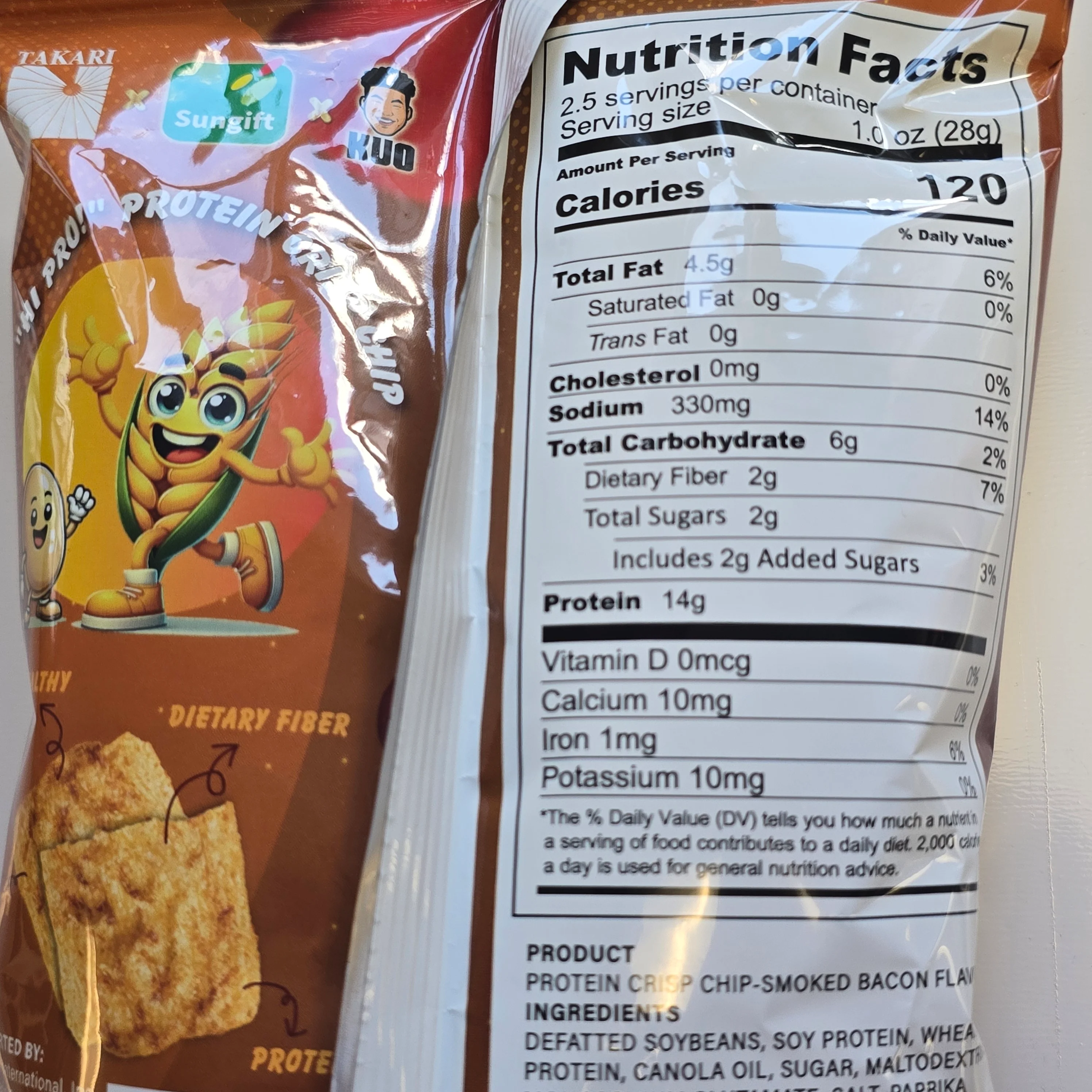 # Takari Protein Crips Smoked Bacon 70 g - Image 2