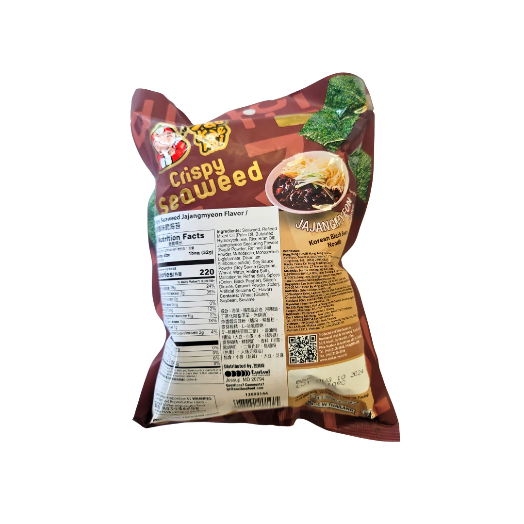 Taokaenoi Crispy Seaweed Jajangmyeon Flavor 32 g - Image 2