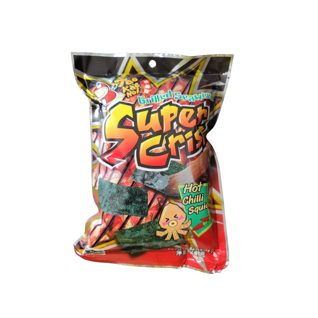 Taokaenoi Grilled Seaweed Hot Chili Squid Flavor 24 g