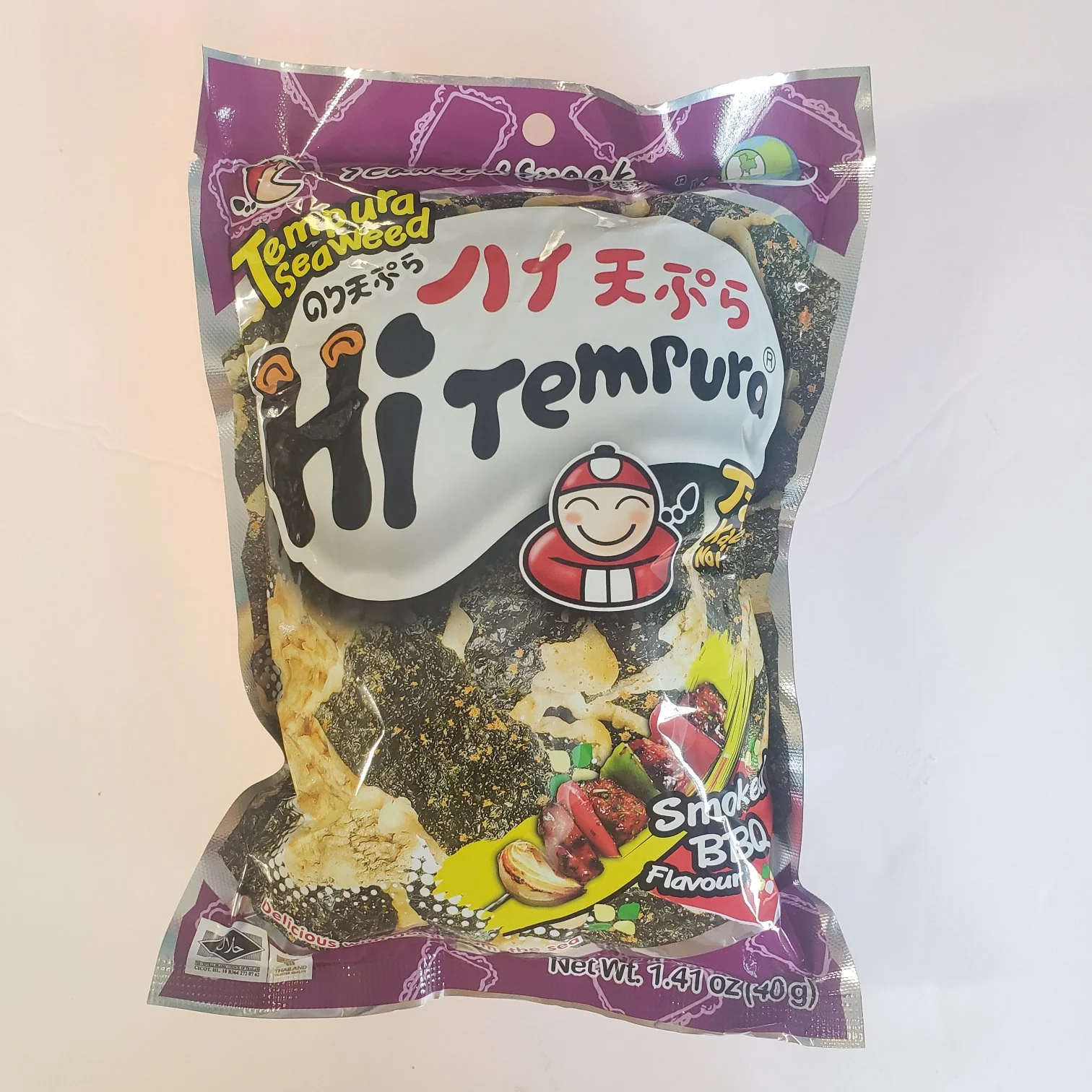 Taokaenoi Tempura Seaweed Smokes BBQ 40 g