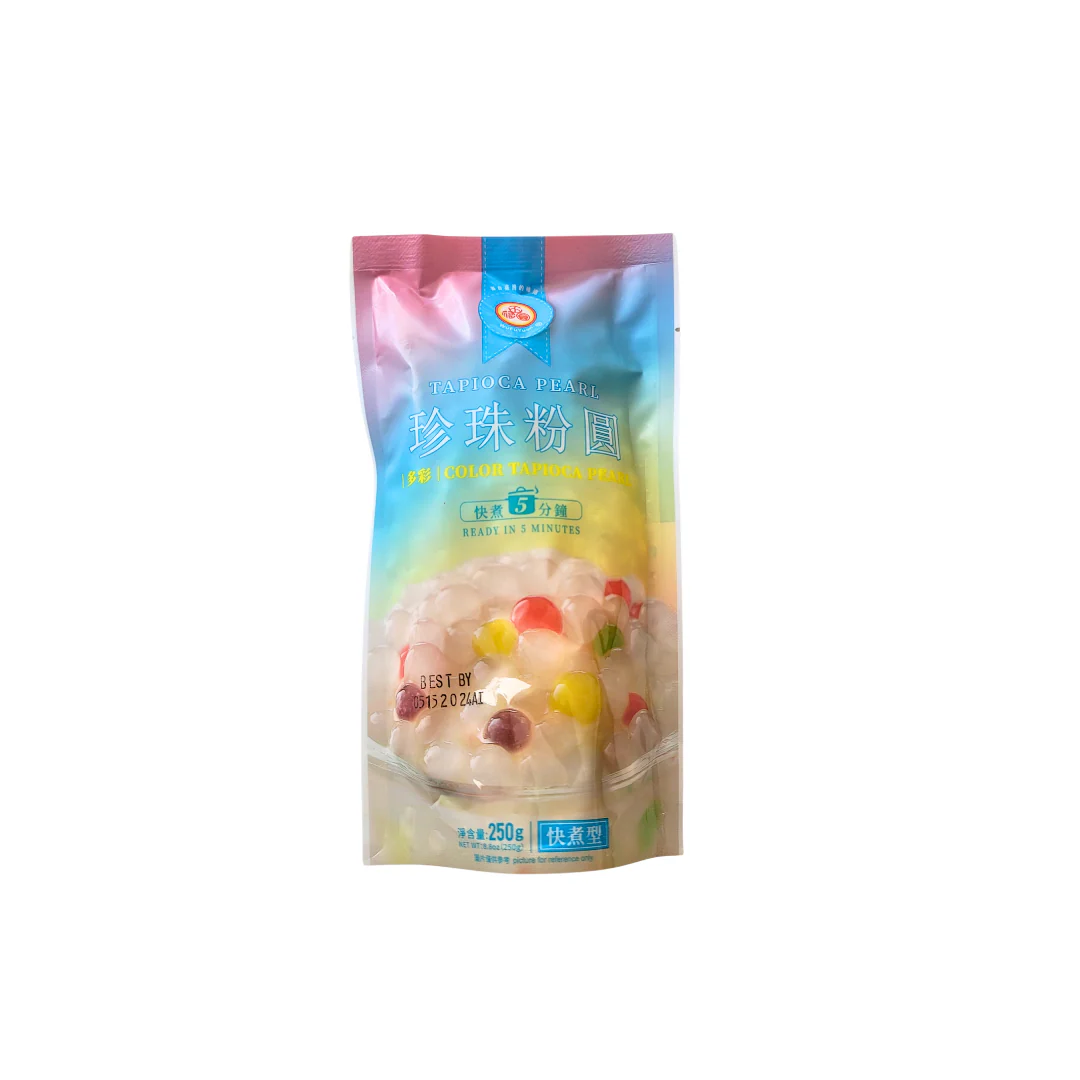 Tapioca Pearl Boba Assorted Multil Color 250 g