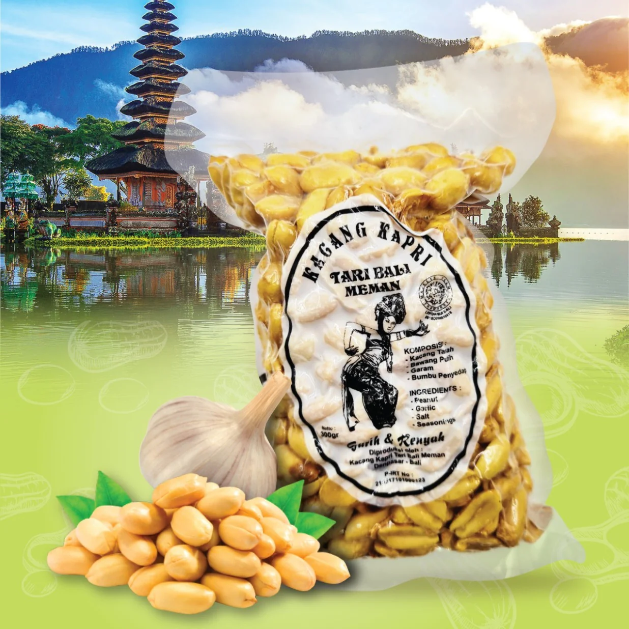 Tari Bali Meman Kacang Kapri Bali 300 g