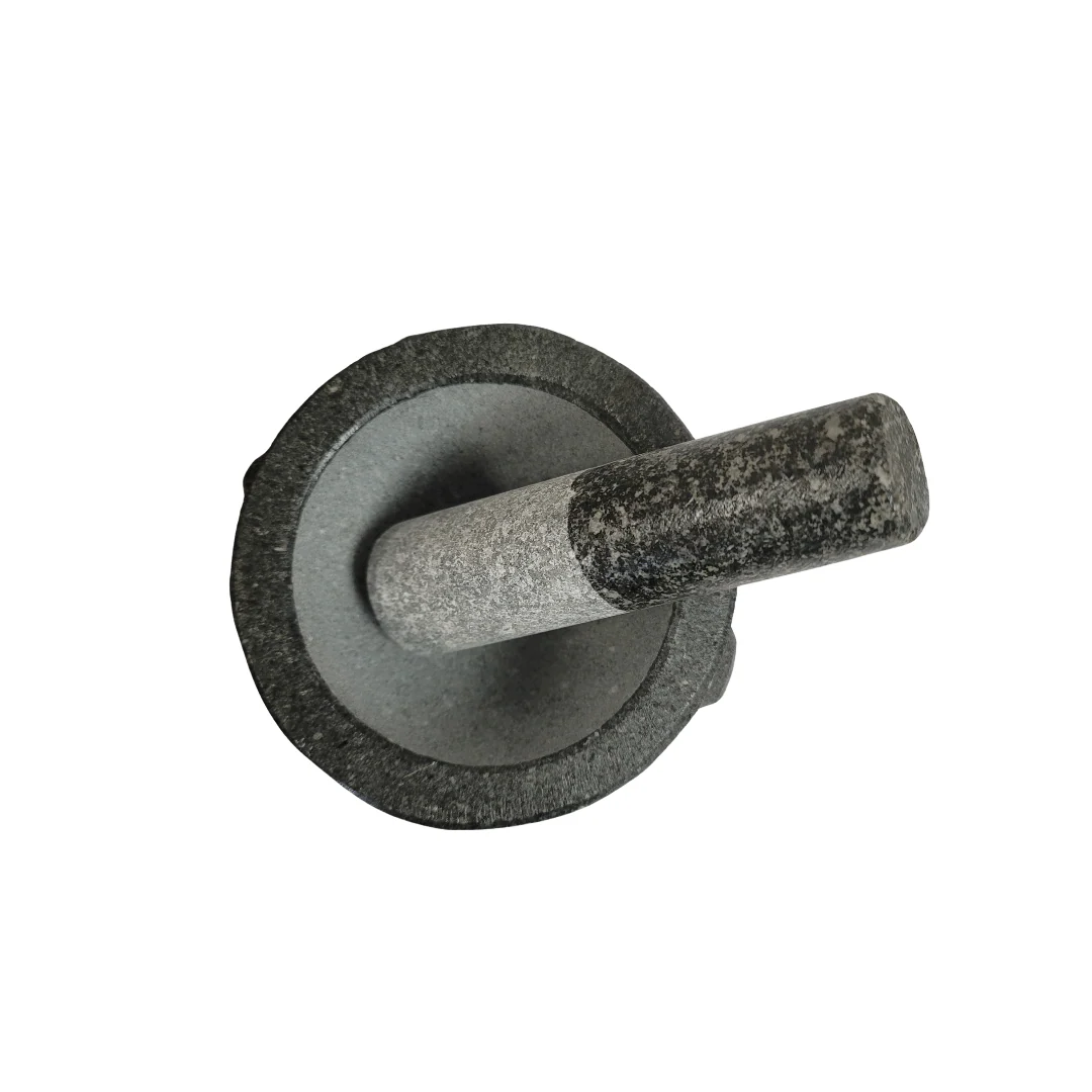 Thai Stone Mortar & Pestle Mini 5.5 Inches Diameter - Image 2