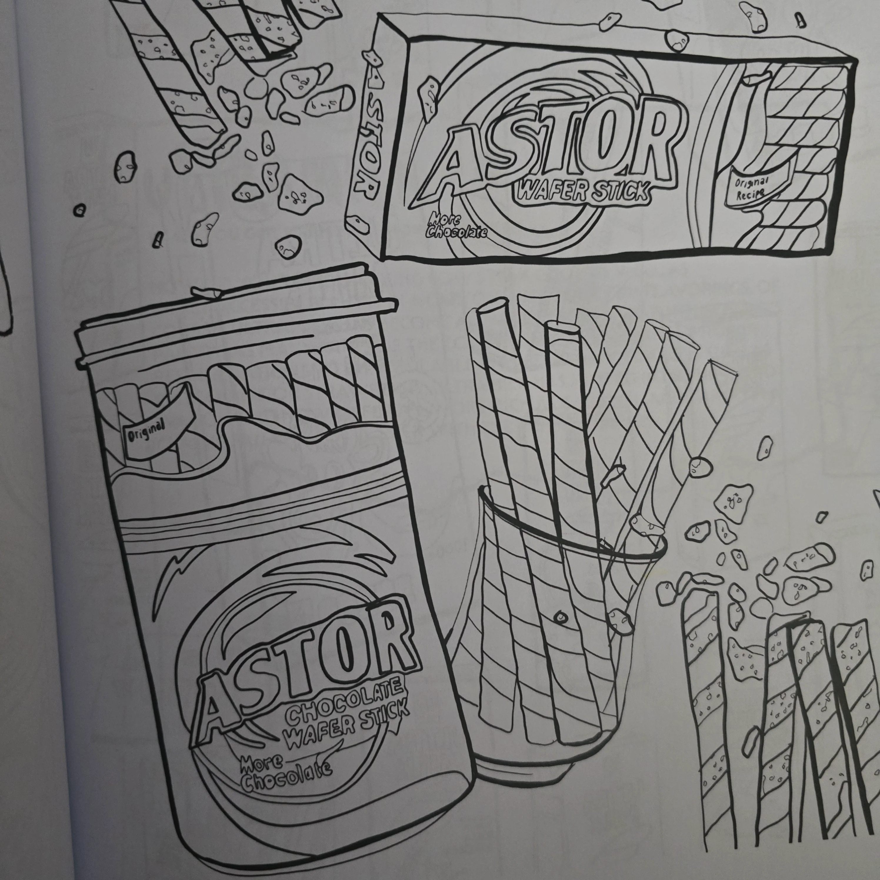 The Wonderful World of Indonesian Snacks: Adult Coloring Book - Image 3