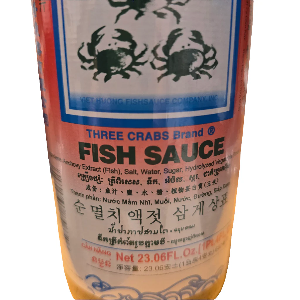 Three Crabs Brand Fish Sauce 24 Oz - Image 2