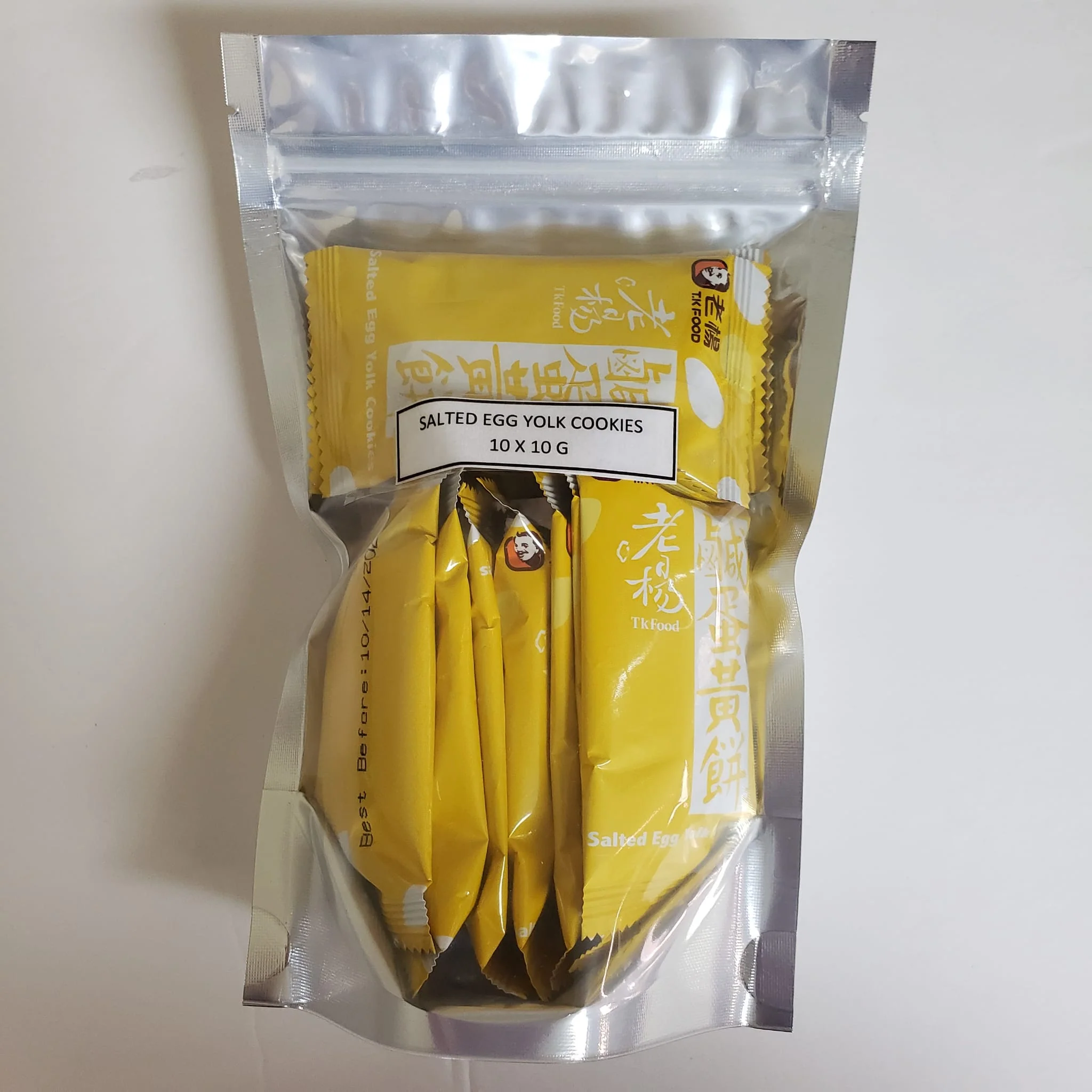 TK Food Salted Egg Yolk Cookies 10 x 10 g