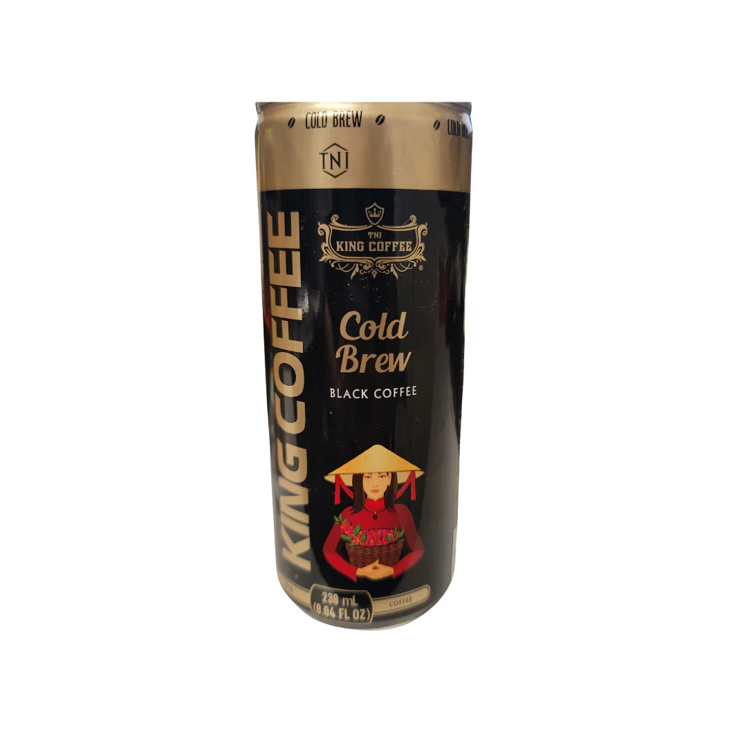 TNI King Coffee Cold Brew Black Coffee 8.04 Fl Oz (238 ml)
