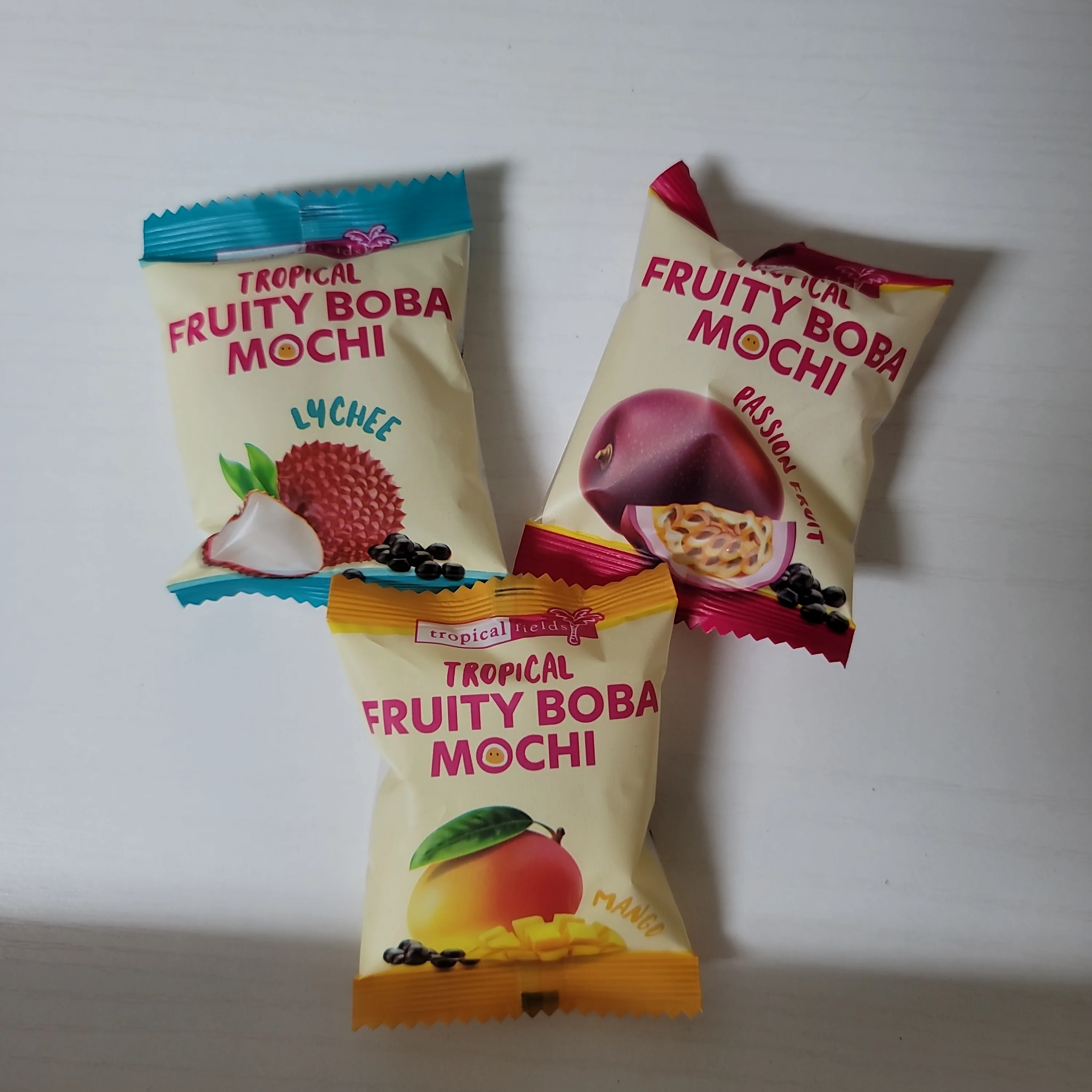 Tropical Fruity Boba Mochi 3 pcs