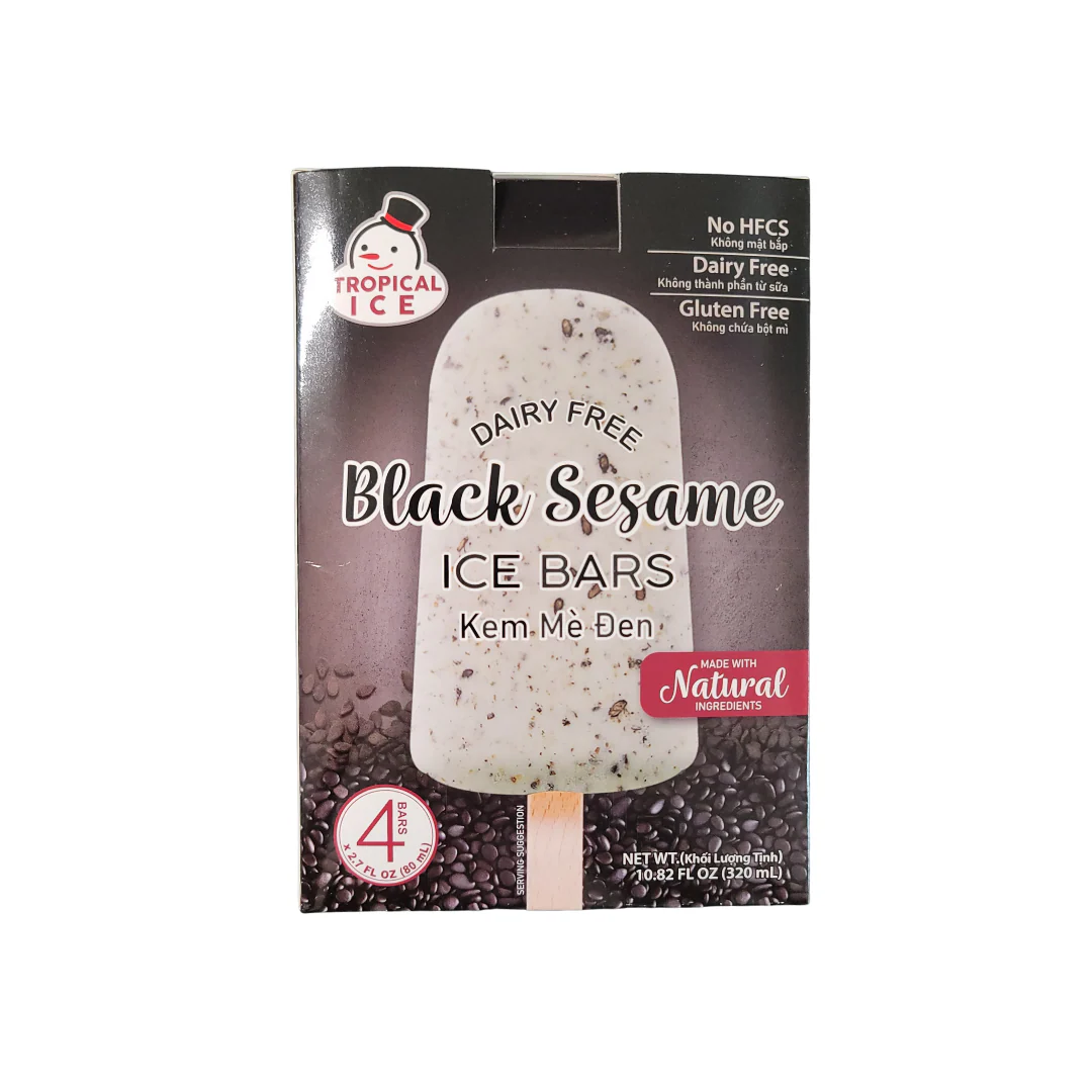 Tropical Ice Black Sesame Ice Bar (4x2.7 fl.oz)