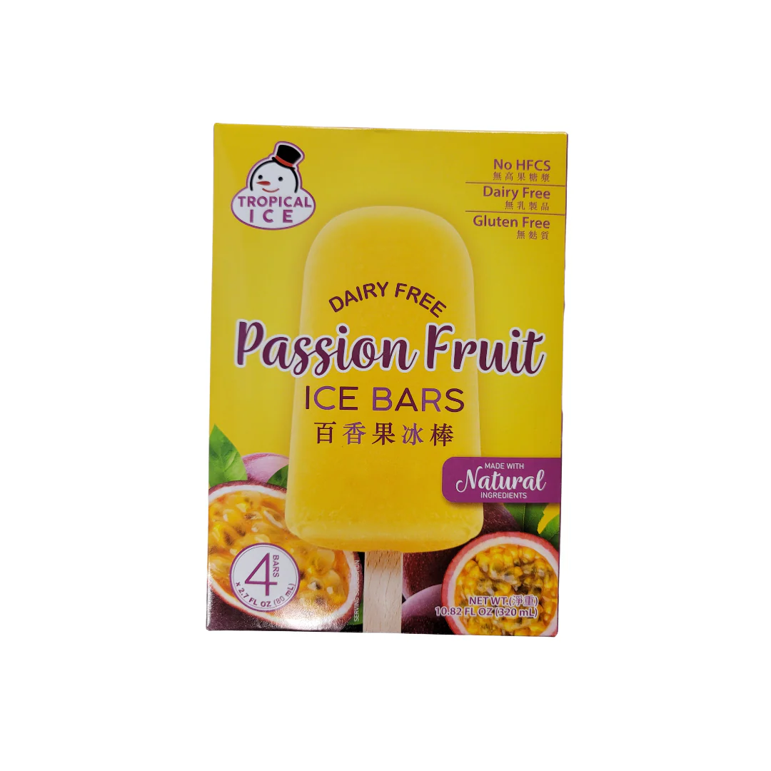 Tropical Ice Passion Fruit Ice Bar (4 x 2.7 fl.oz)