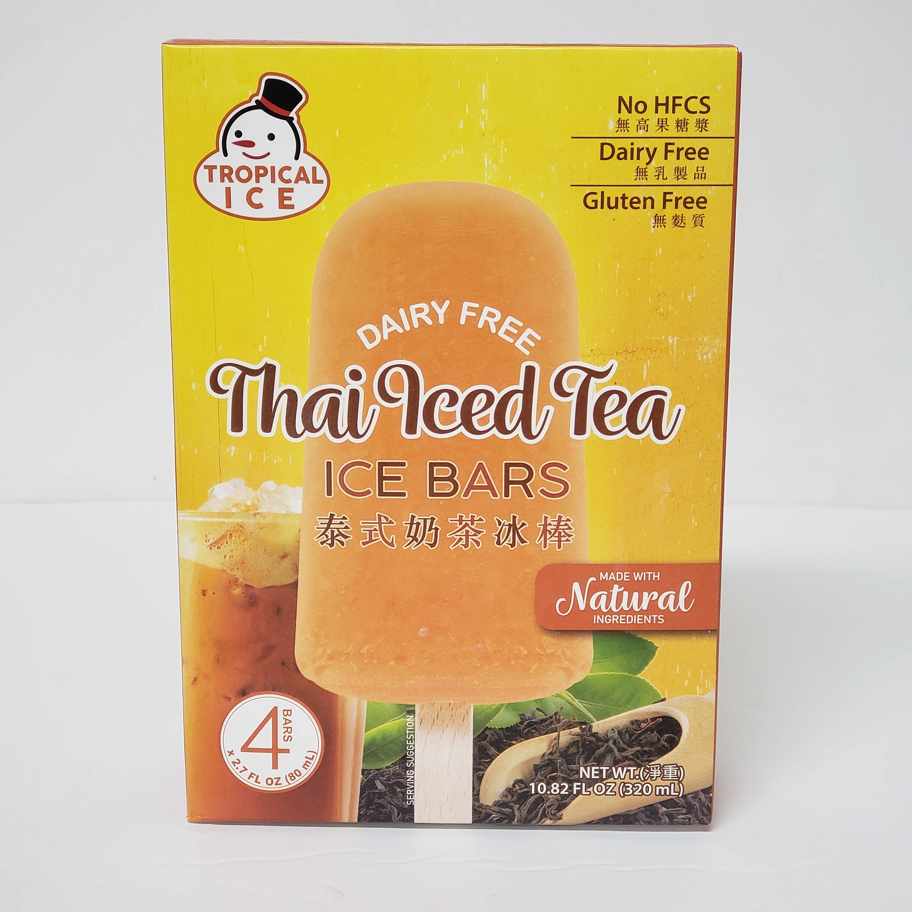 Tropical Ice Thai Tea Ice Bar (4x2.7 fl.oz)