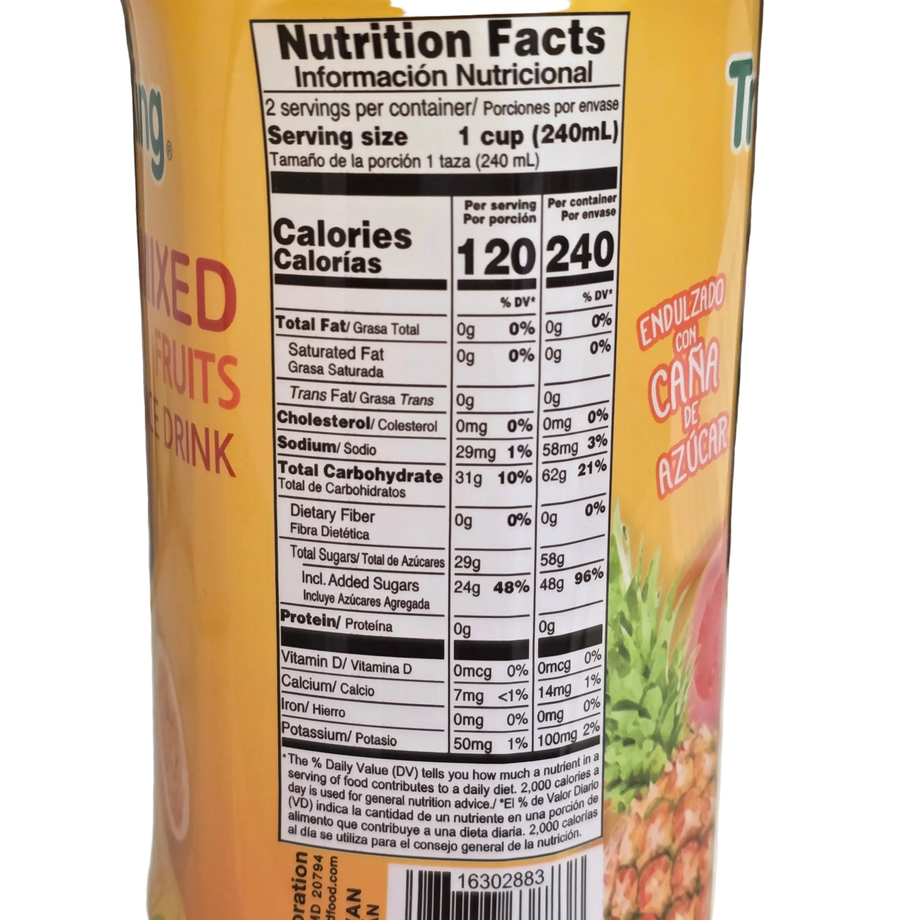 Tropiking Mixed Fruit Juice Drink 16.9 Fl Oz - Image 2
