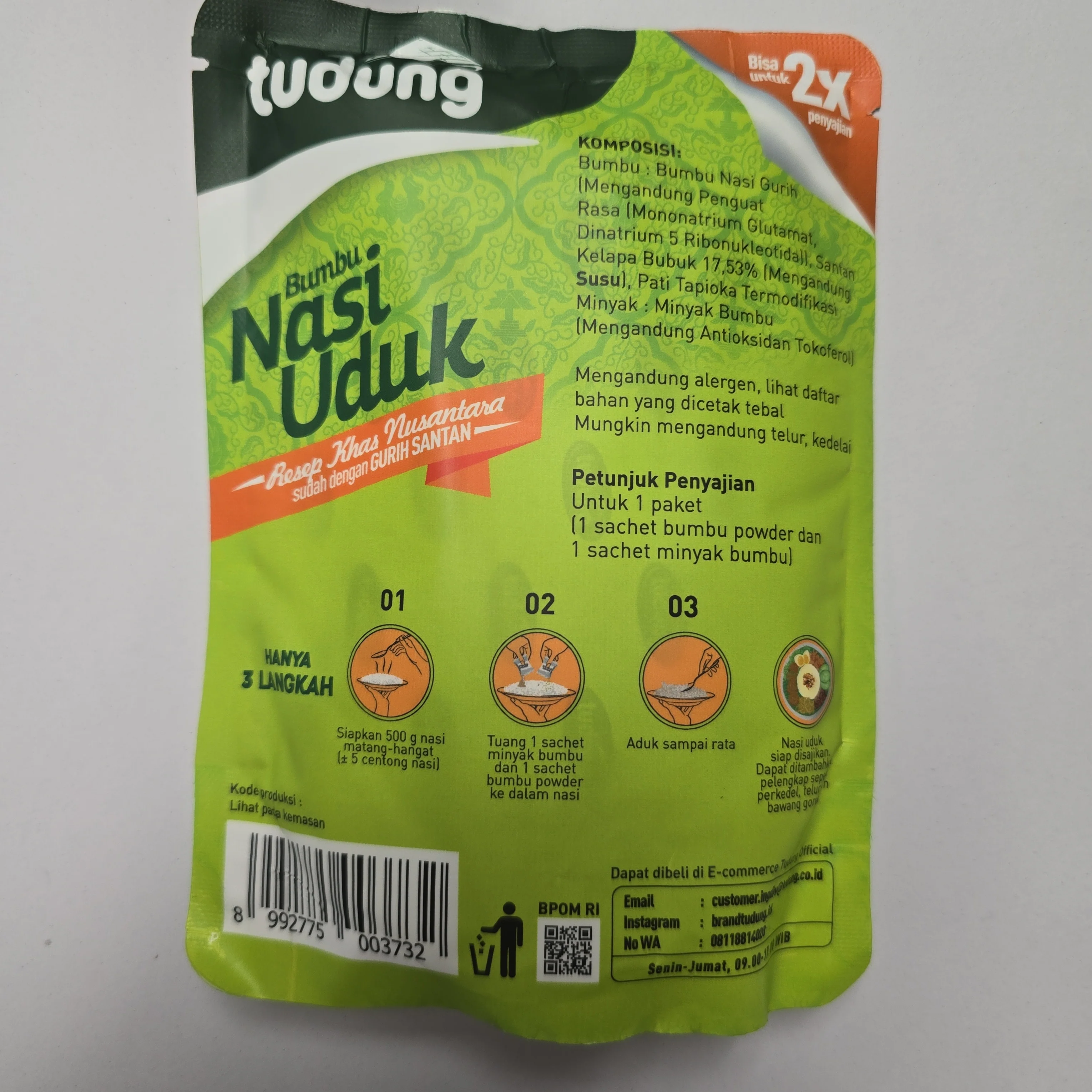 Tudung Bumbu Nasi Uduk 55 g - Image 2