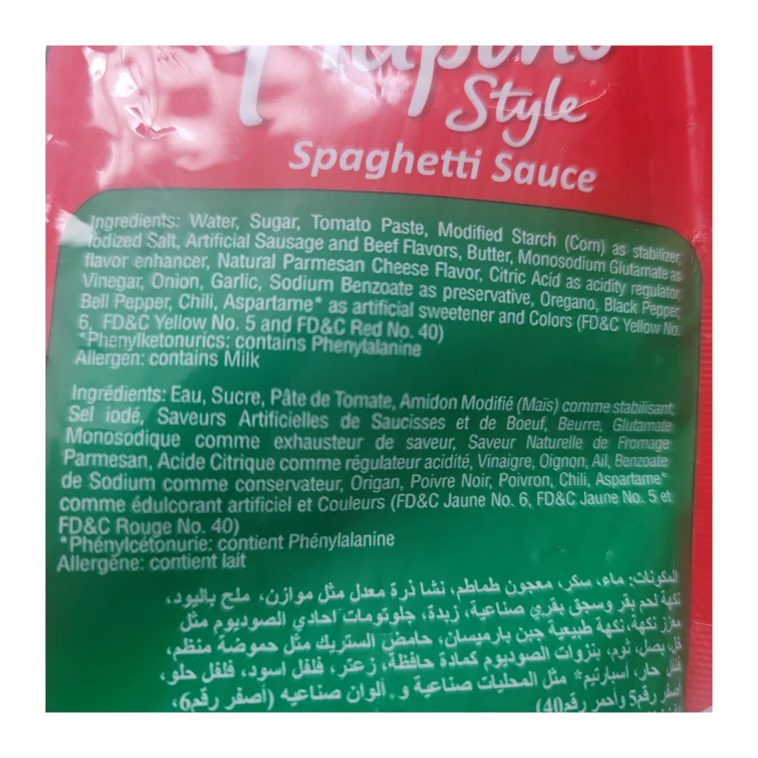 UFC Sweet Filipino Style Spaghetti Sauce 1 kg (35.27 Oz) - Image 3