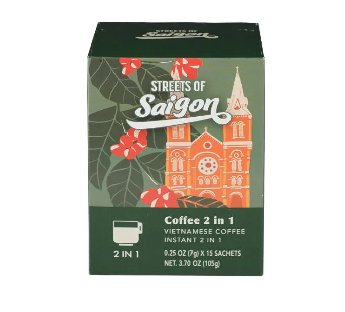 Streets of Saigon Vietnamese Coffee Instant 2 in 1 (7 g x 15 sachets)