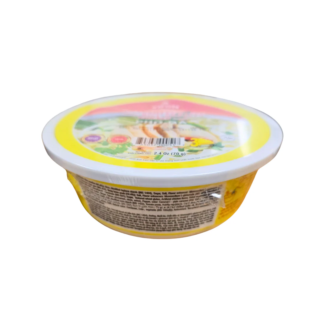Vifon Instant Pho Ga Rice Noodle Chicken Flavor Bowl 2.4oz - Image 2