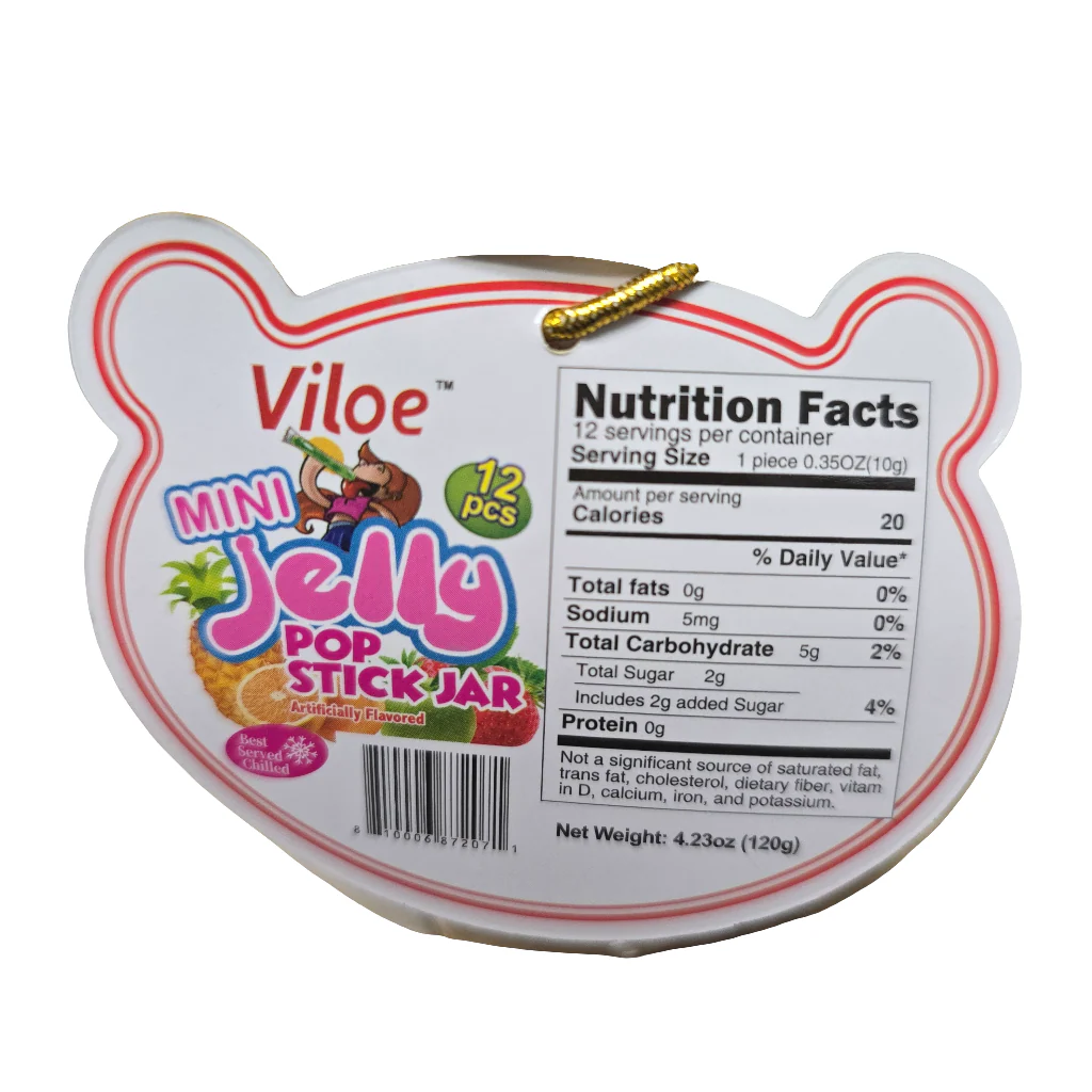 # Viloe MIni Jelly Pop Stick Jar Dino 4.23 Oz Random Color - Image 2