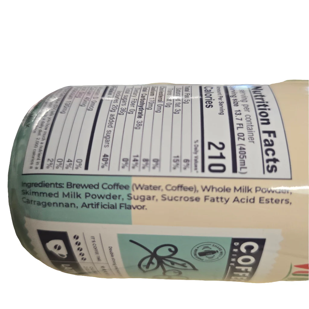 Vinut Latte Coffee 405 ml - Image 3