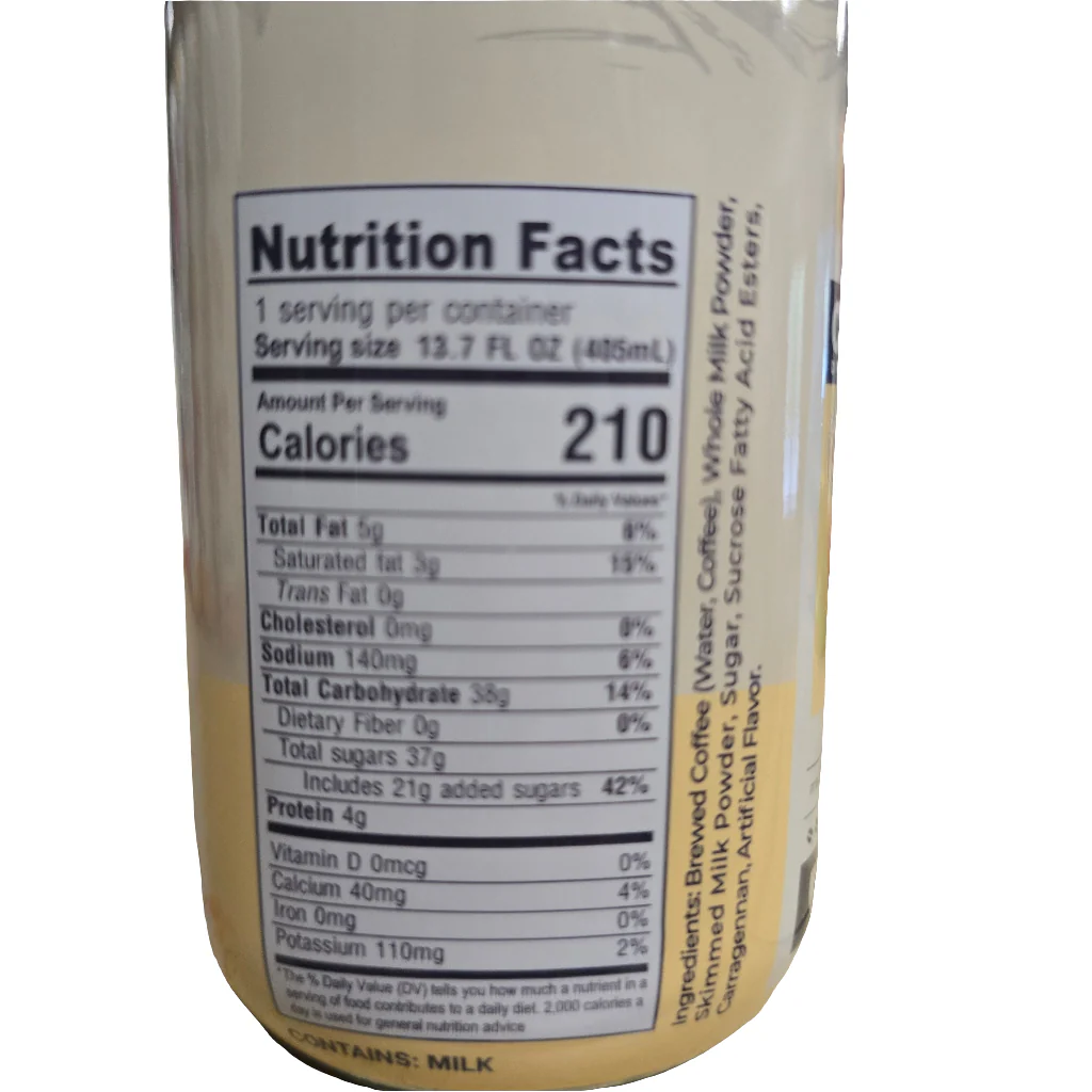 Vinut Vanilla Coffee 405 ml - Image 2