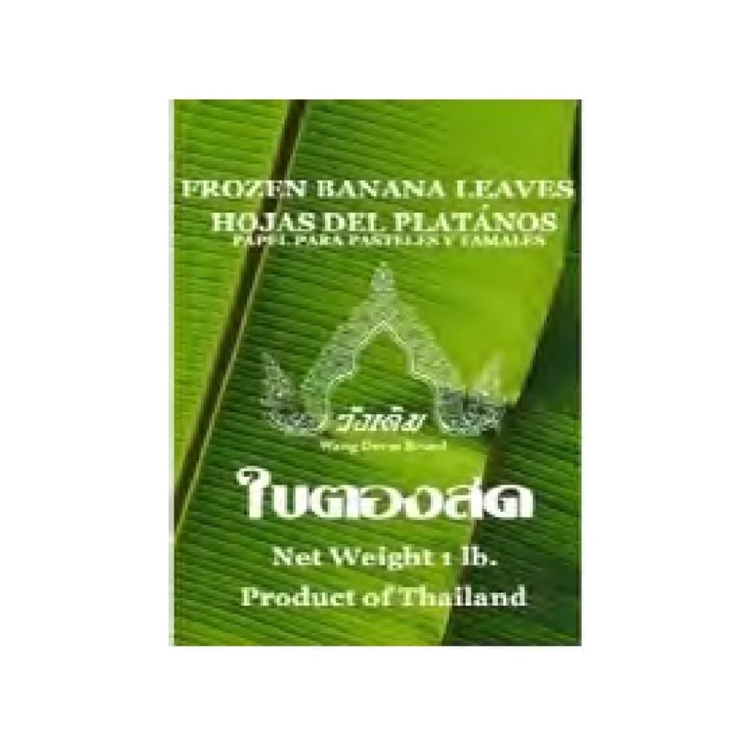 Wang Derm Banana Leaves Frozen 1 lbs