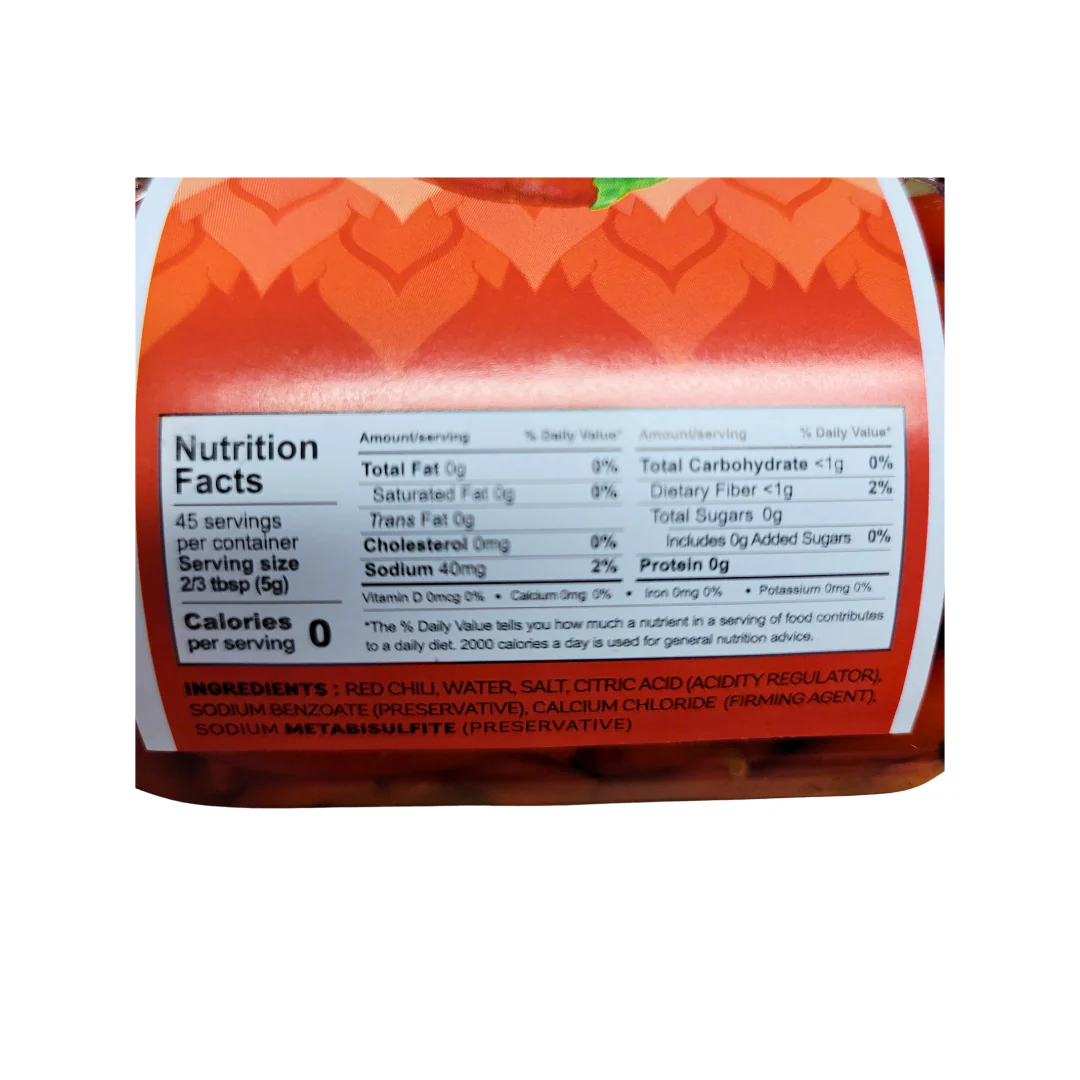 Wang Derm Whole Pickled Red Chili 16 Oz - Image 2