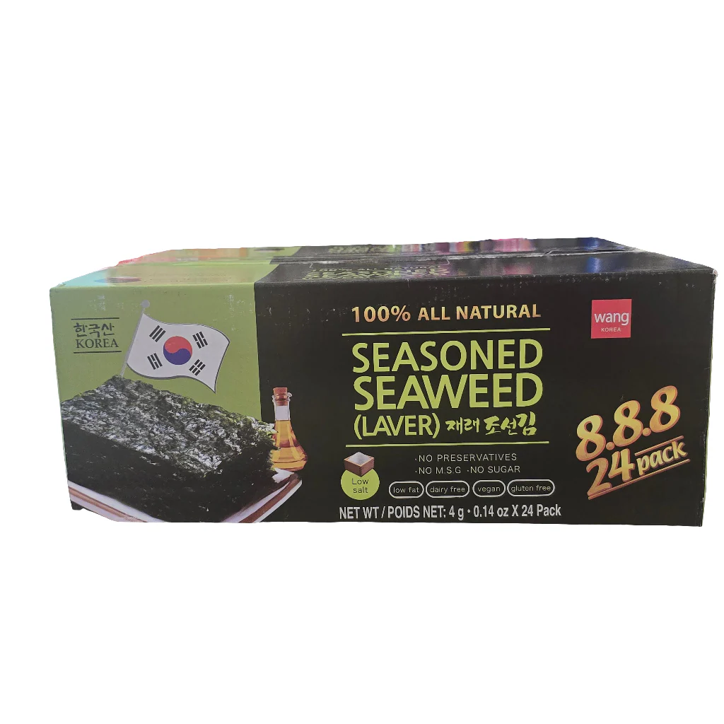 Wang Korea Traditional Seasoned Seaweed 24 pk