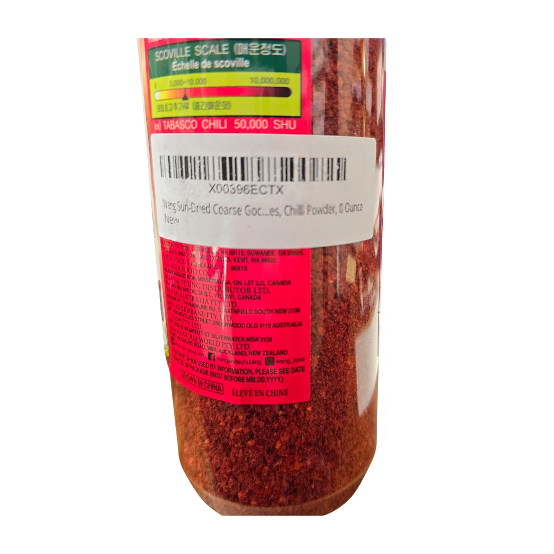 Wang Sun-Dried Coarse Gochugaru for Kimchi Red Pepper Flakes Chili Powder 8 Ounce - Image 2