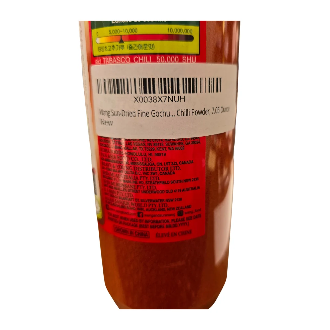 Wang Sun-Dried Fine Gochugaru Red Pepper Flakes Chili Powder 7.05 Ounce - Image 2