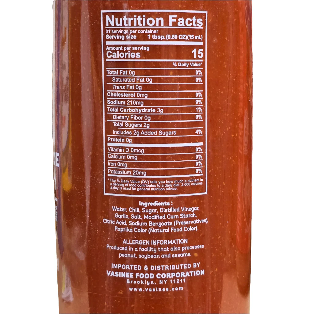 Wangderm Sriracha Hot Chili (S) 18.52 Oz - Image 2
