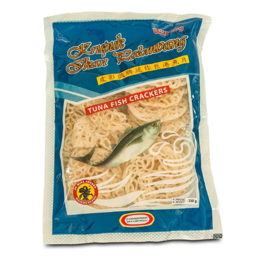 Wayang Palembang Fish Crackers Mini (Raw) 8 oz