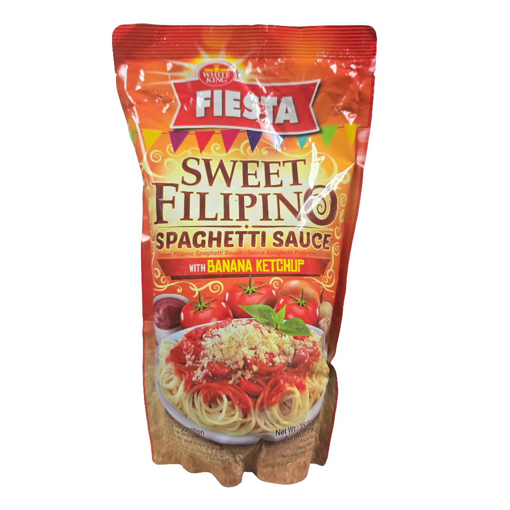 White King Fiesta Sweet Filipino Style Spaghetti Sauce 1 kg (35.27 Oz)