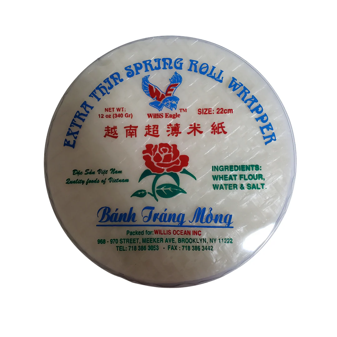 Willis Eagle Spring Roll Wrapper 12 Oz (Size 22 cm)